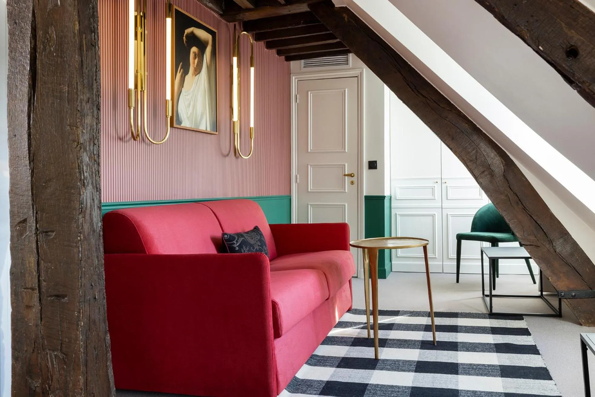 Seating area in Hotel Louis II