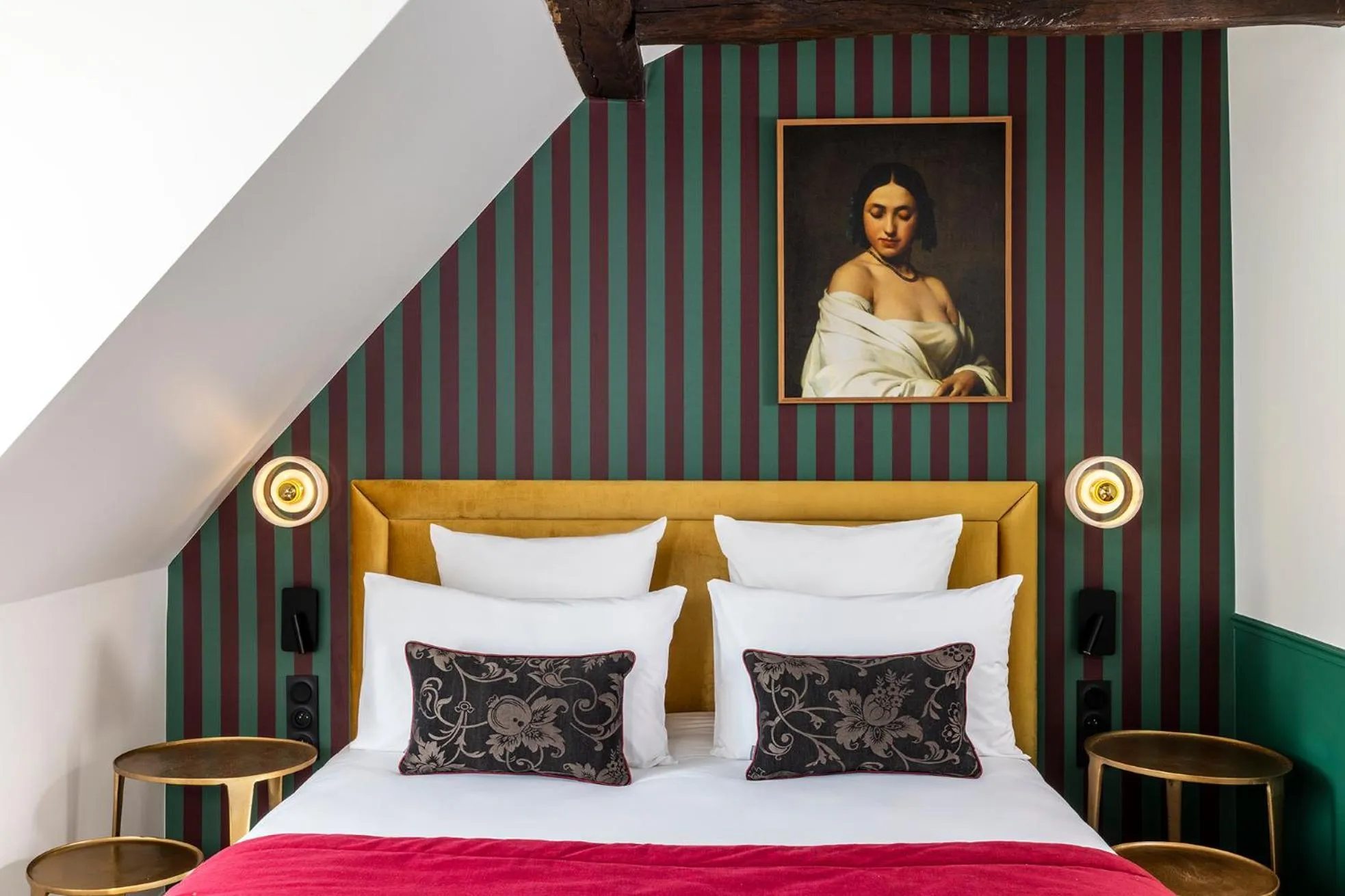 Bedroom, Bed in Hotel Louis II