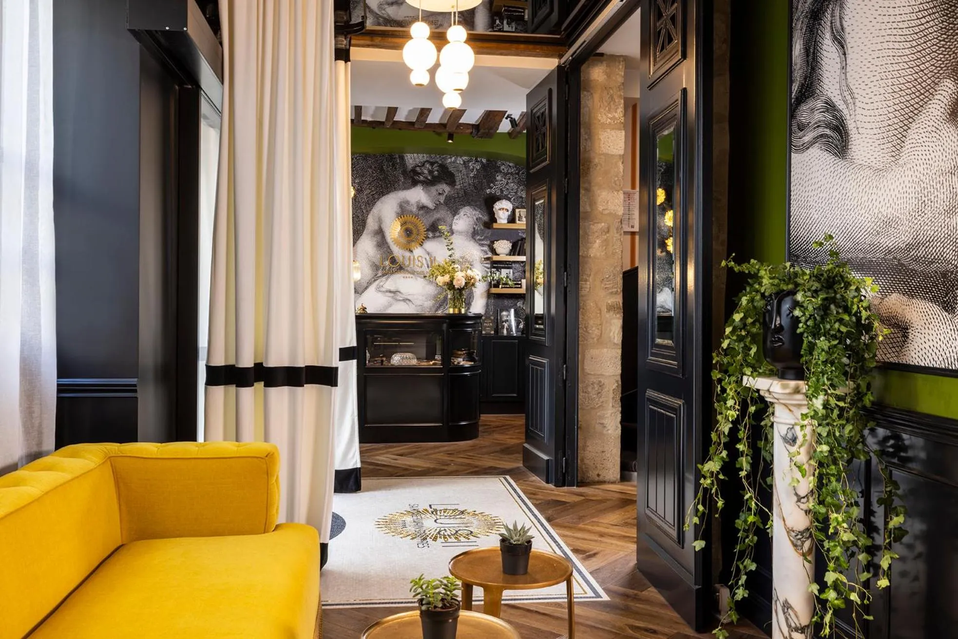 Lobby or reception in Hotel Louis II