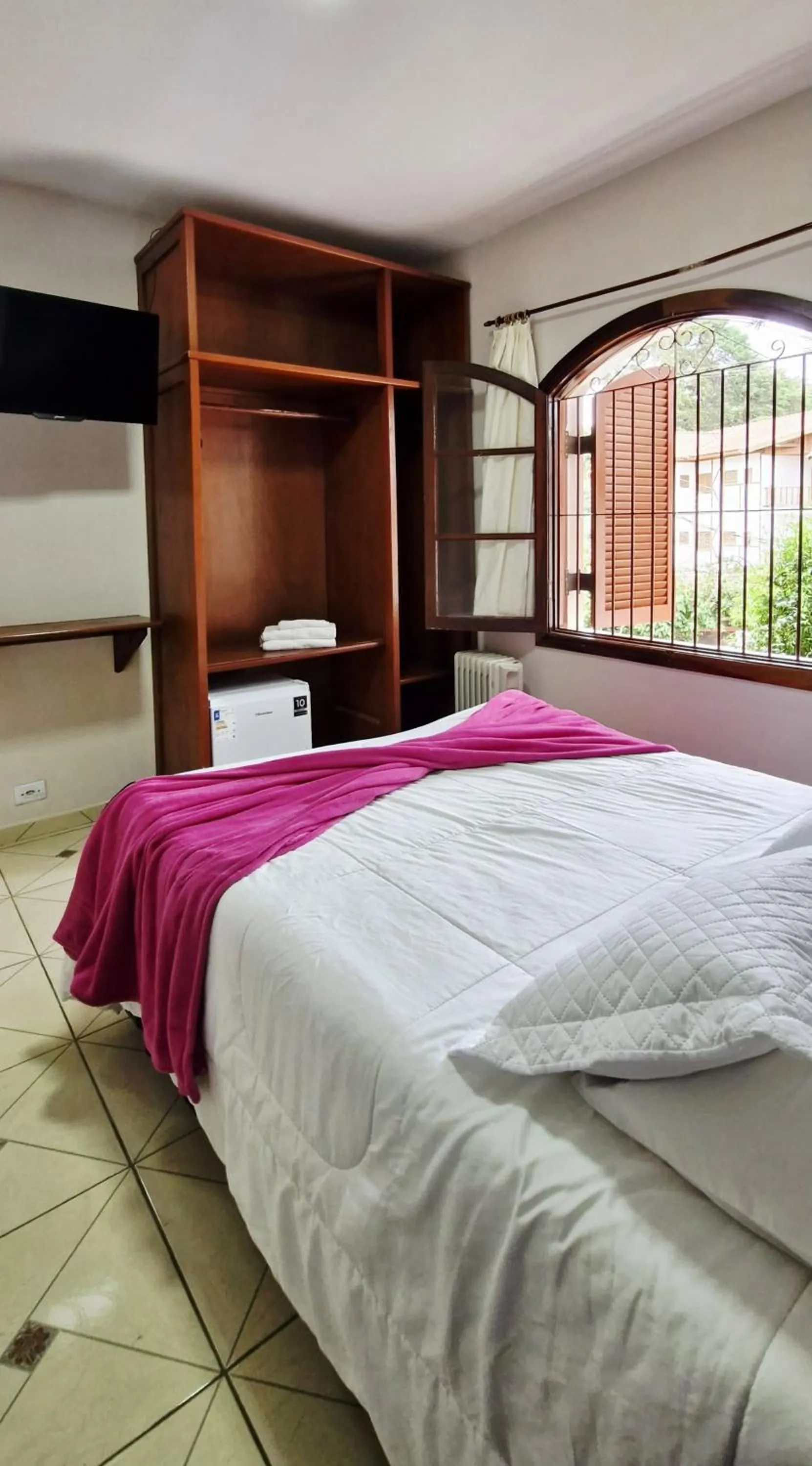 Bed in Pousada da Lua