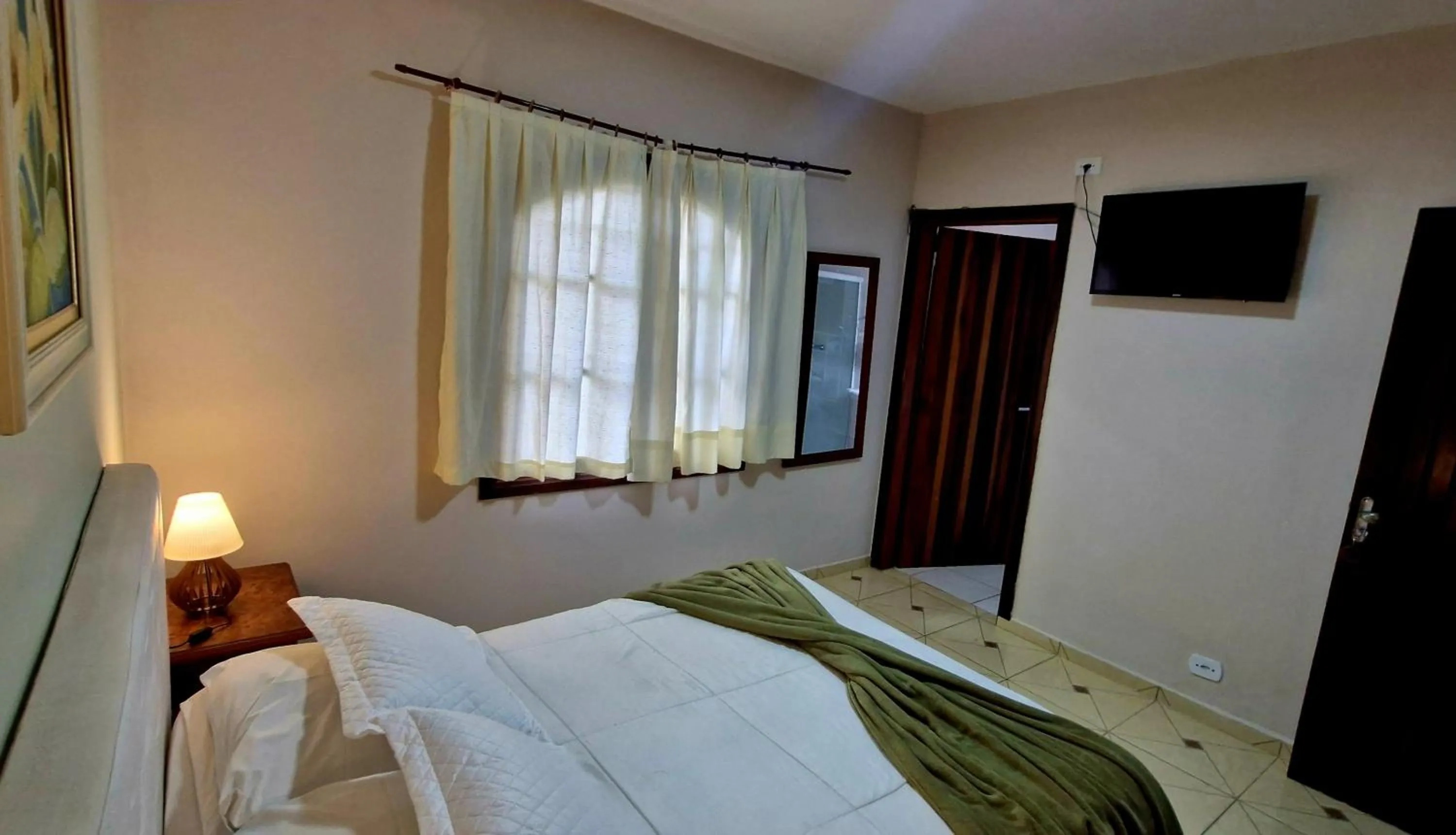 Bed in Pousada da Lua