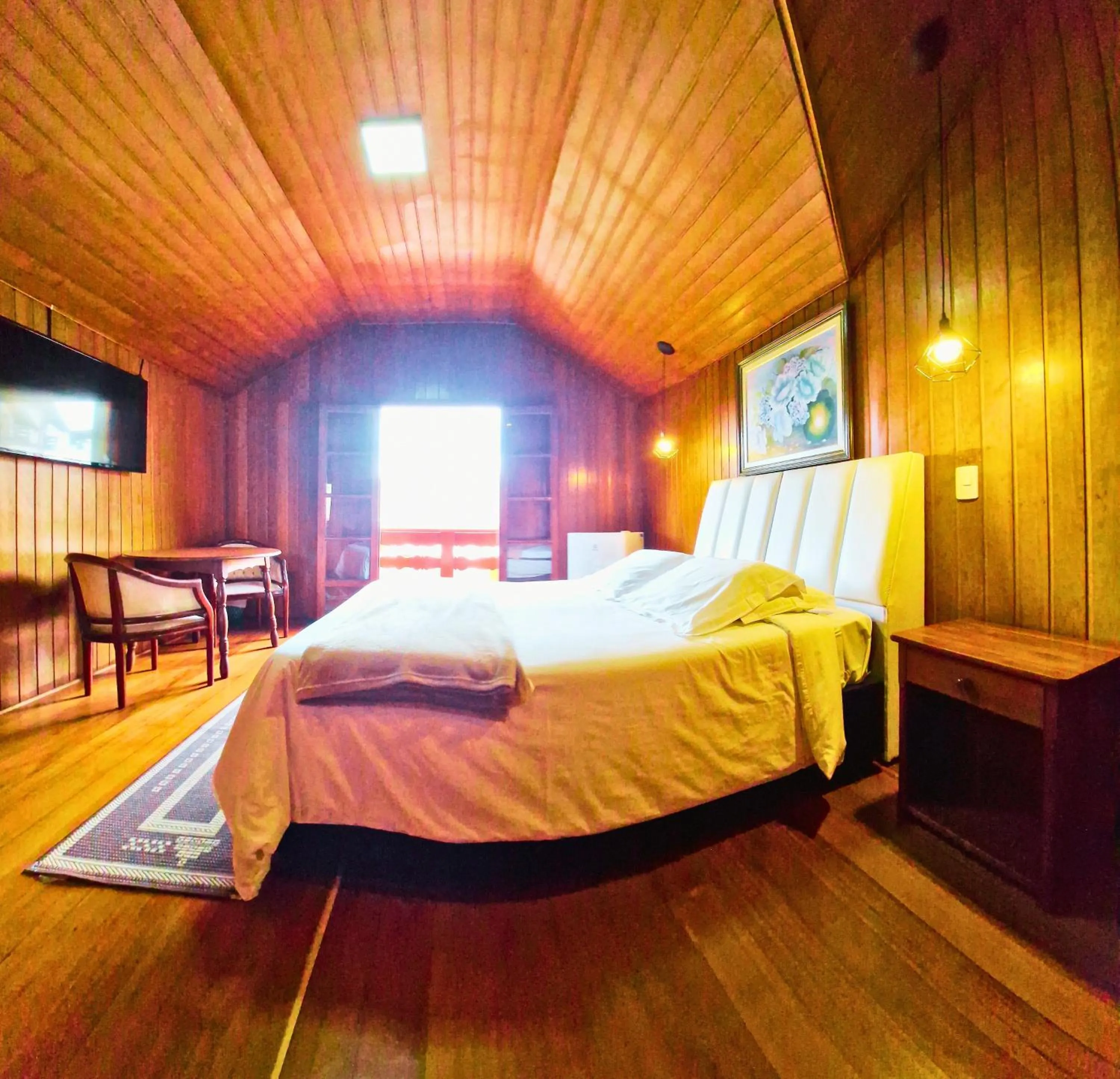 Bed in Pousada da Lua