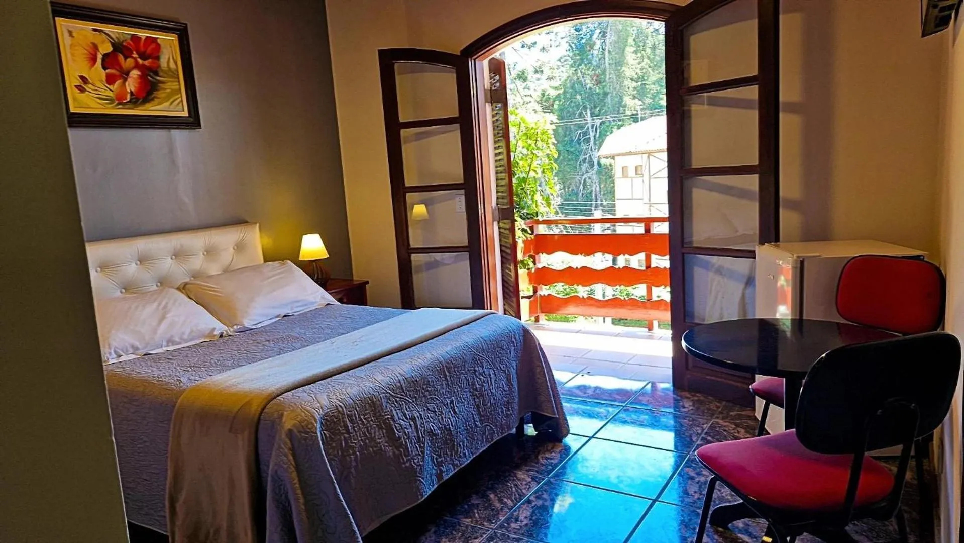 Bed in Pousada da Lua