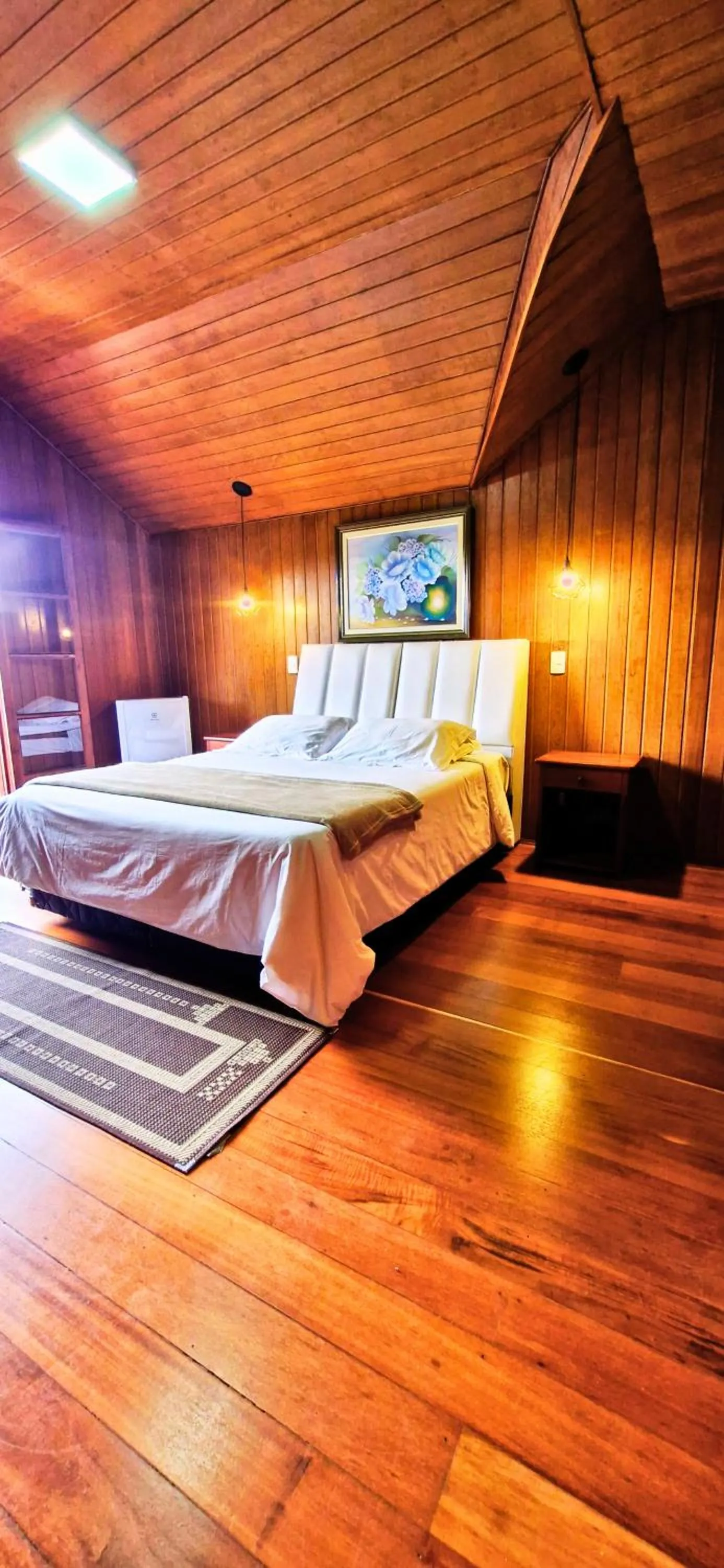 Bed in Pousada da Lua