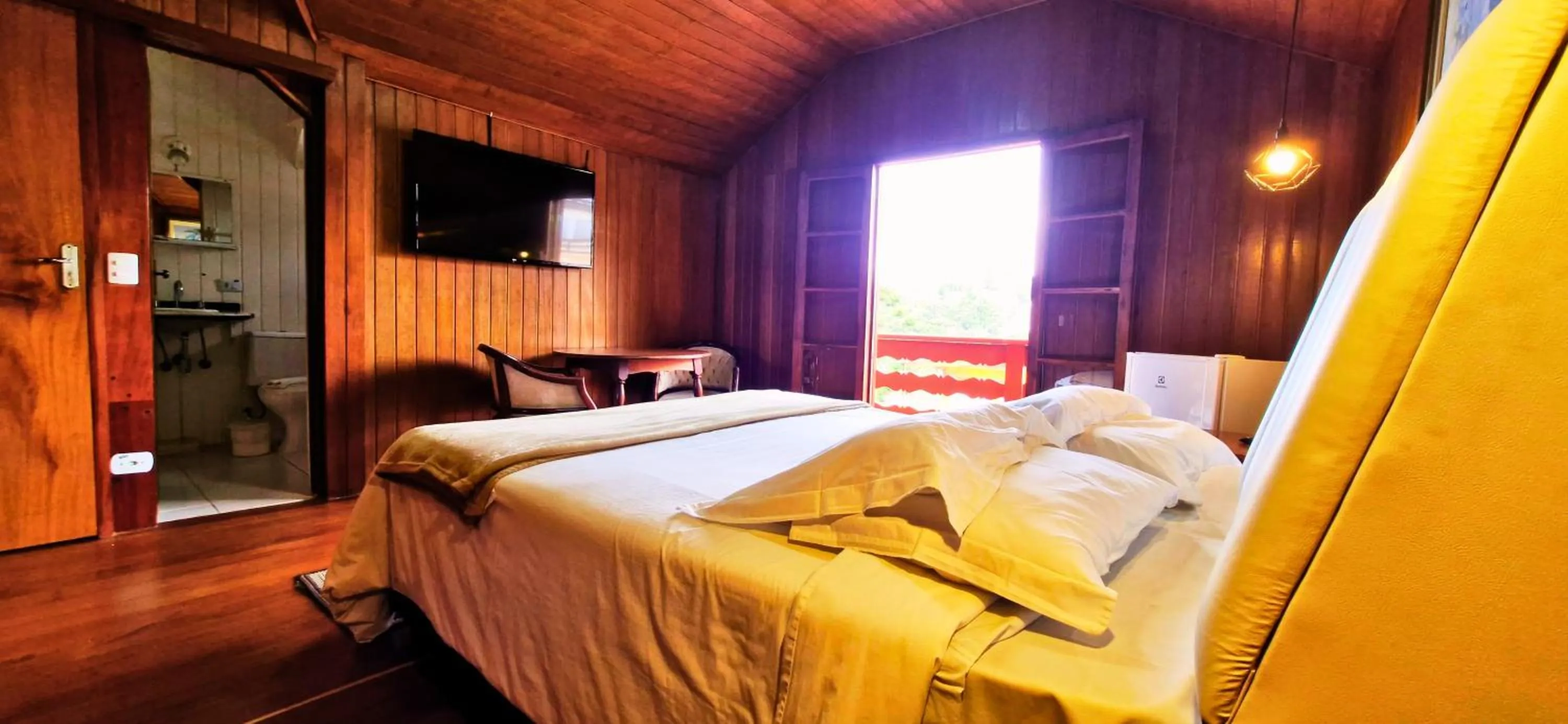 Bed in Pousada da Lua