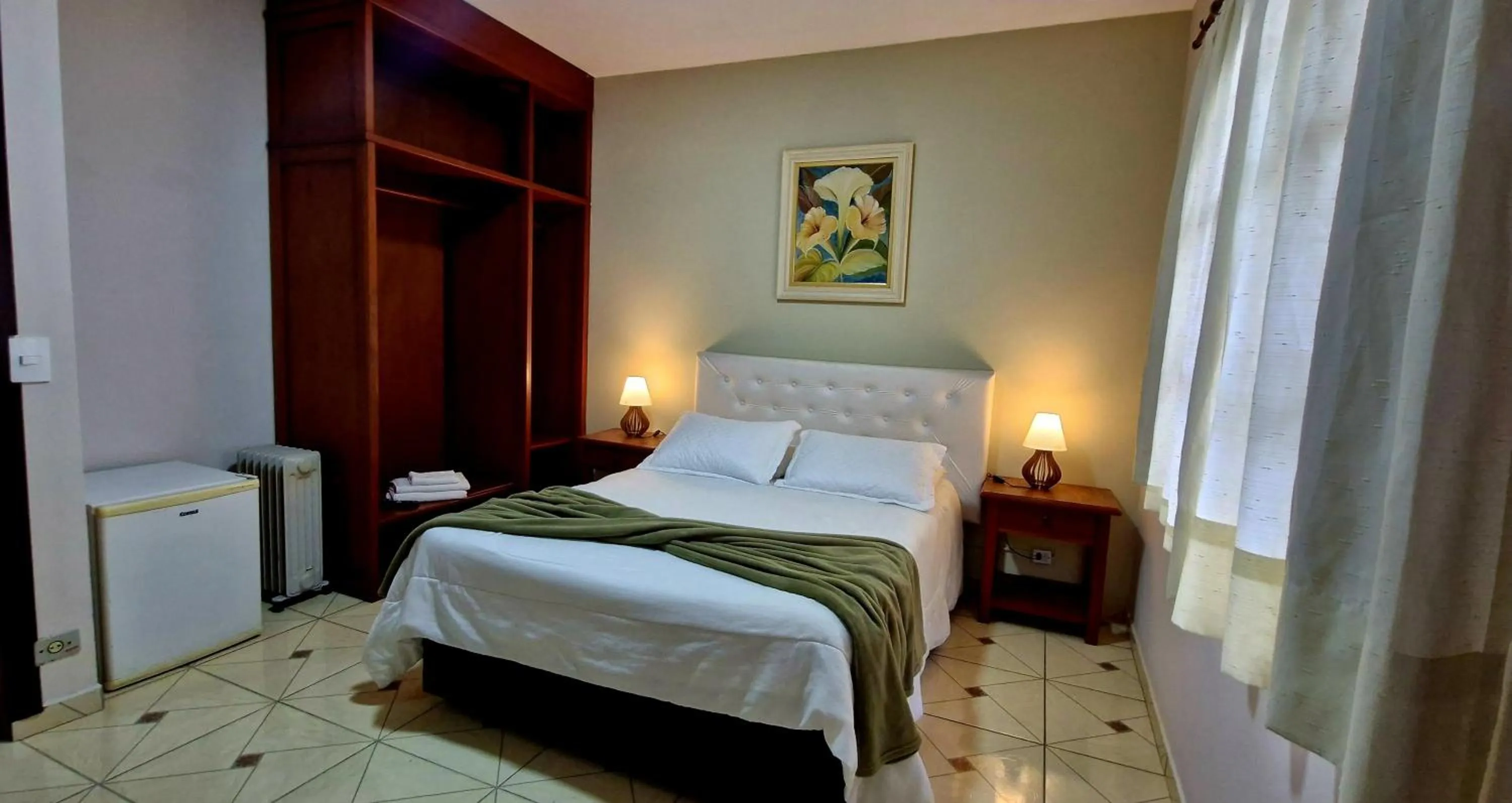 Bed in Pousada da Lua