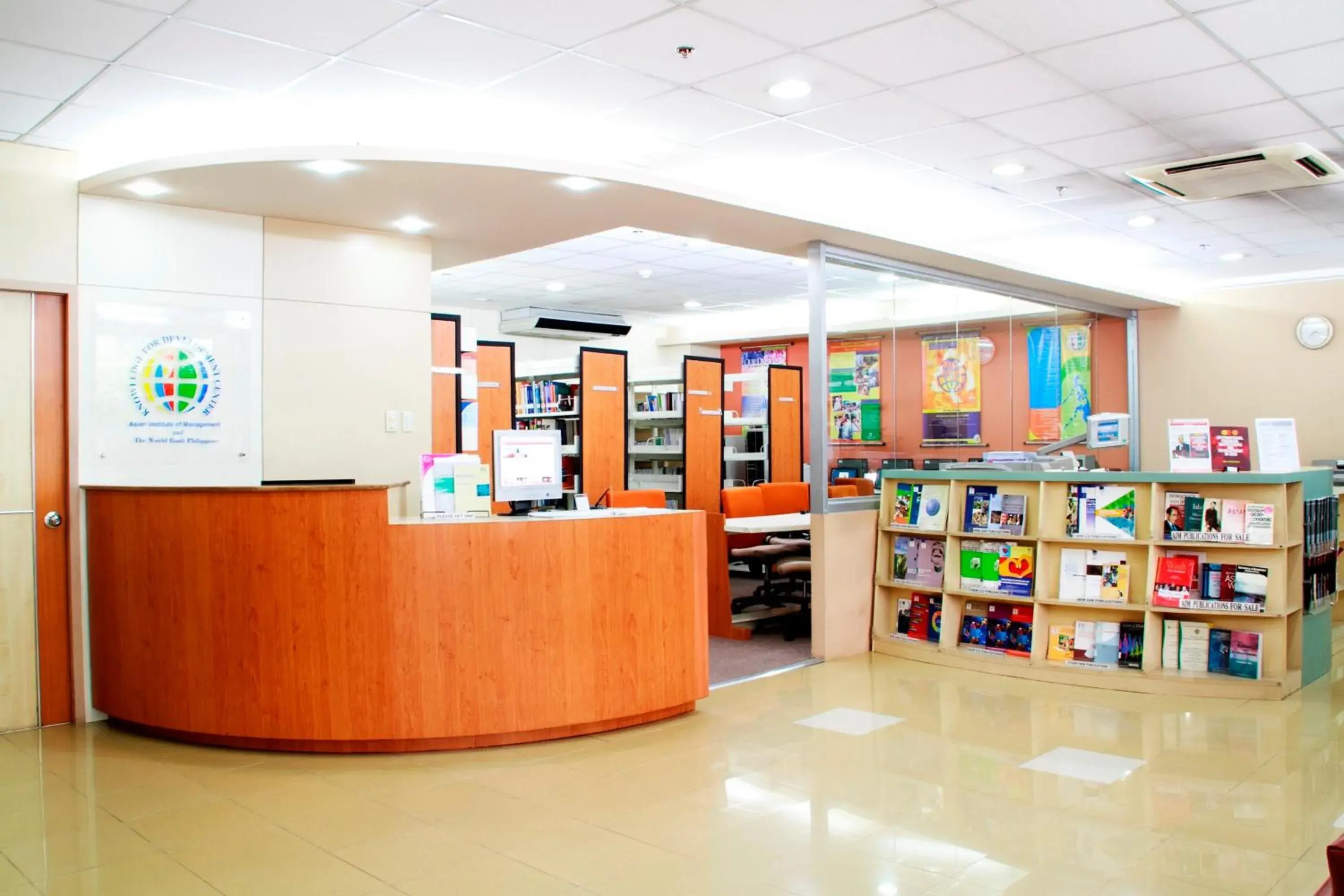 Lobby or reception in AIM Conference Center Lobby or reception in AIM Conference Center