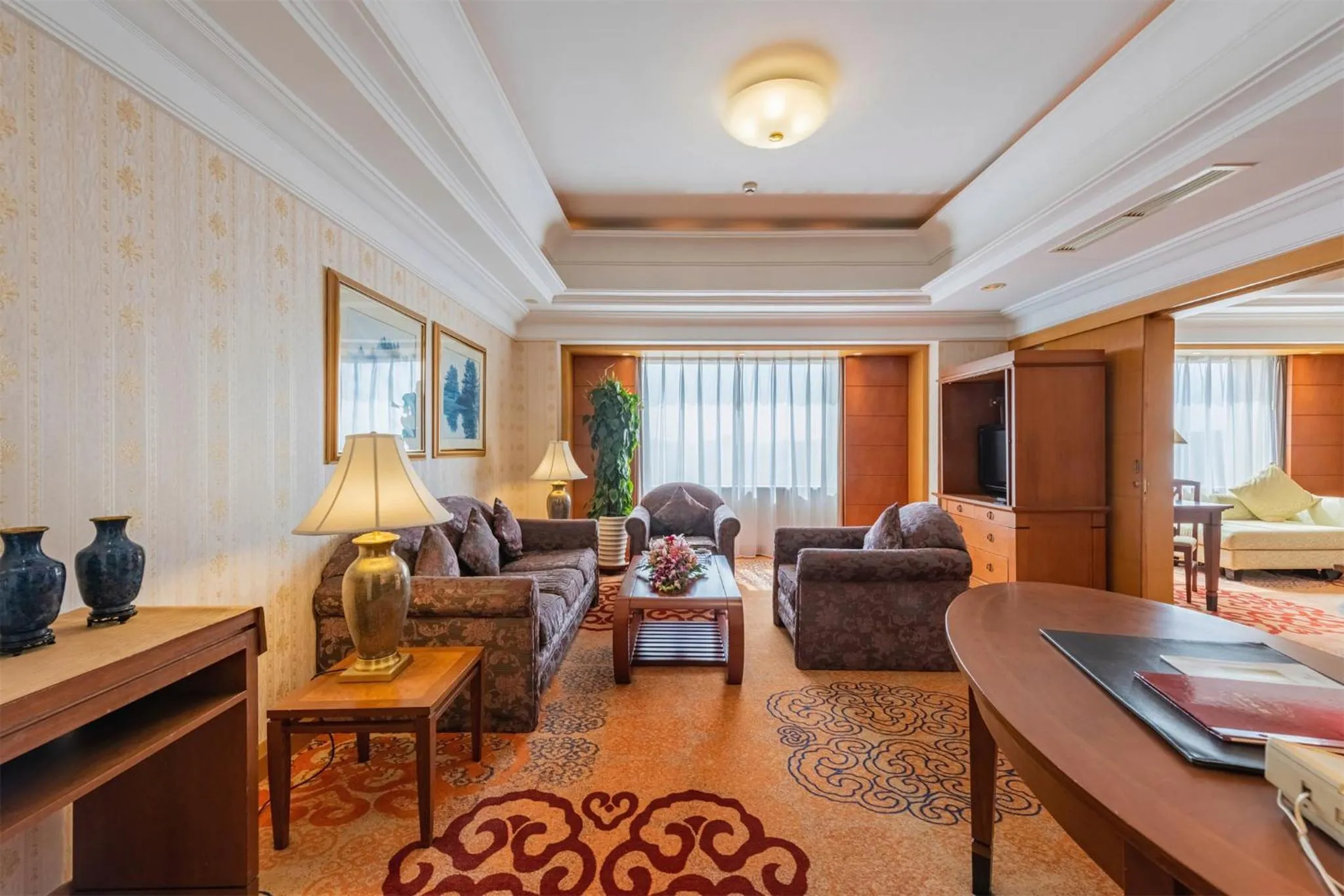 Living room in Ruishi Hotel Dalian