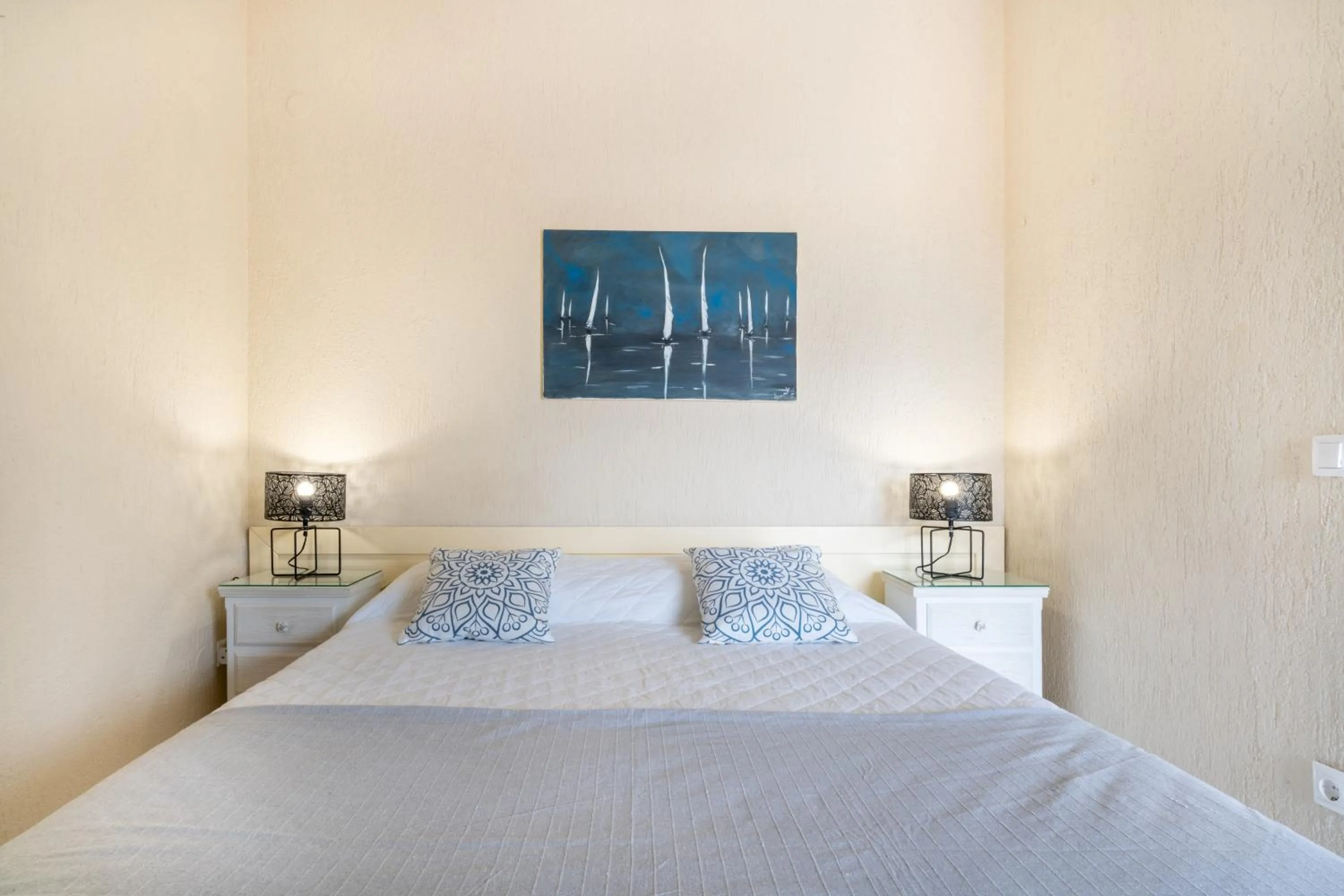 Bedroom, Bed in Residence Poseidon