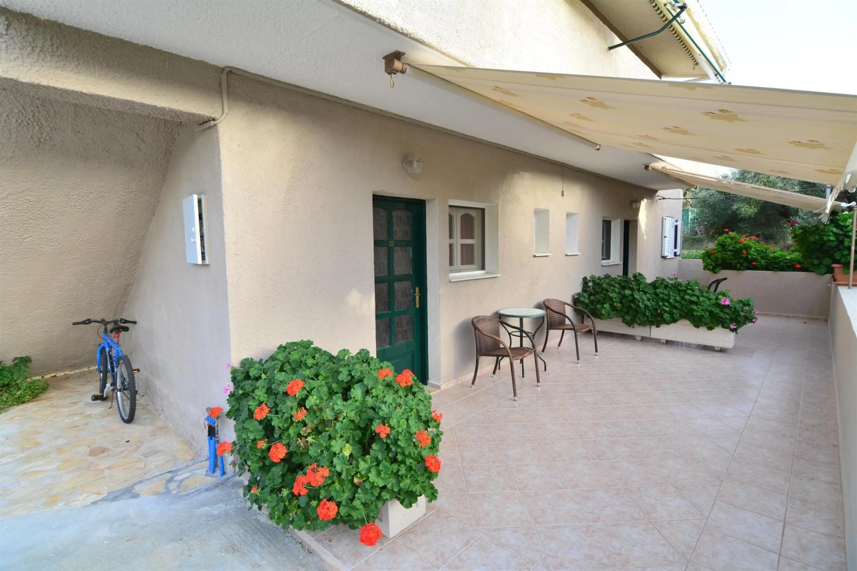 Facade/entrance in Residence Poseidon