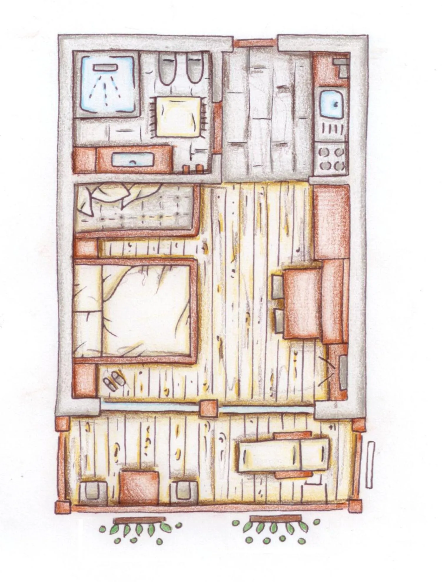 Floor plan in Unterkantiolerhof