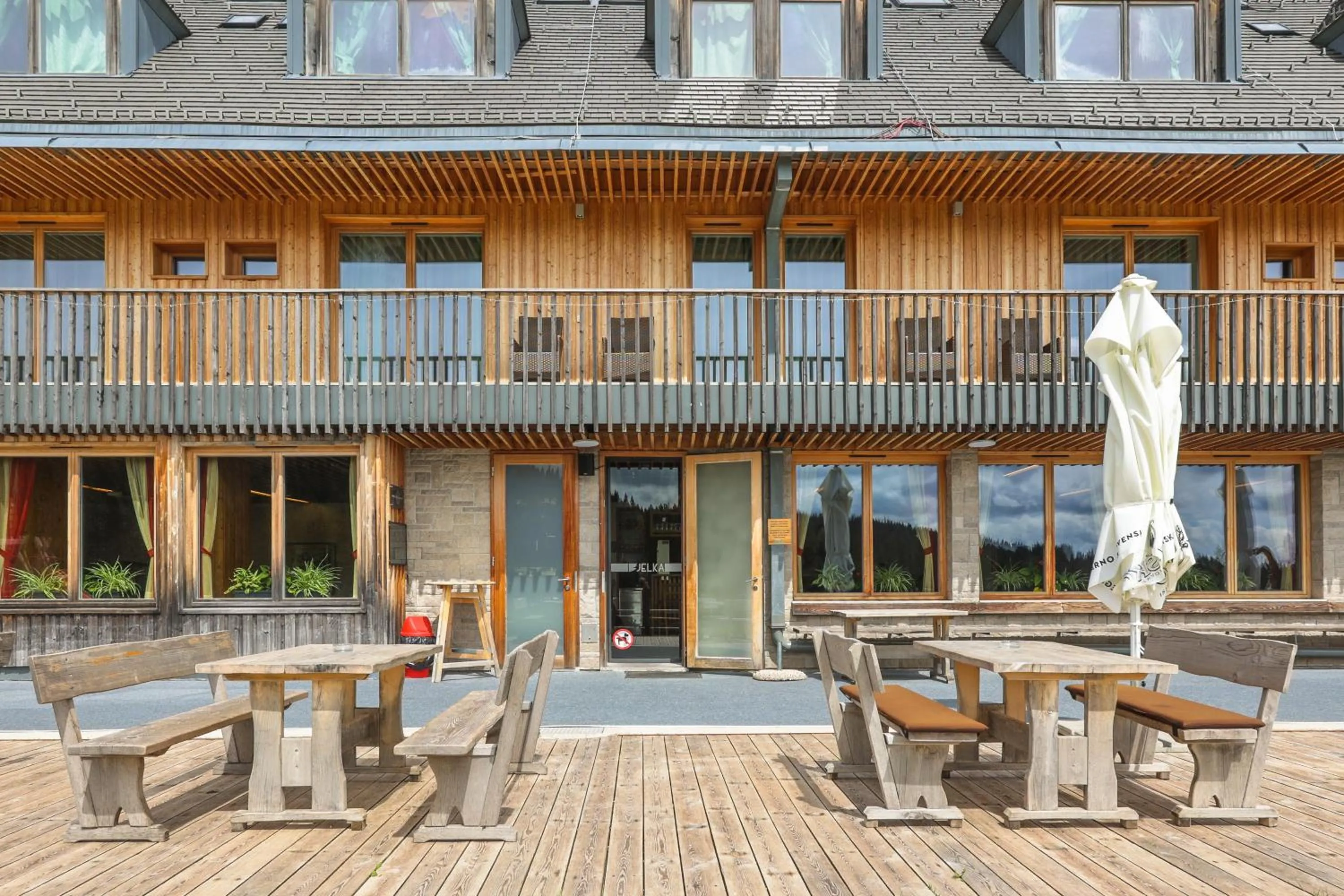 Patio in Hotel Jelka Pokljuka