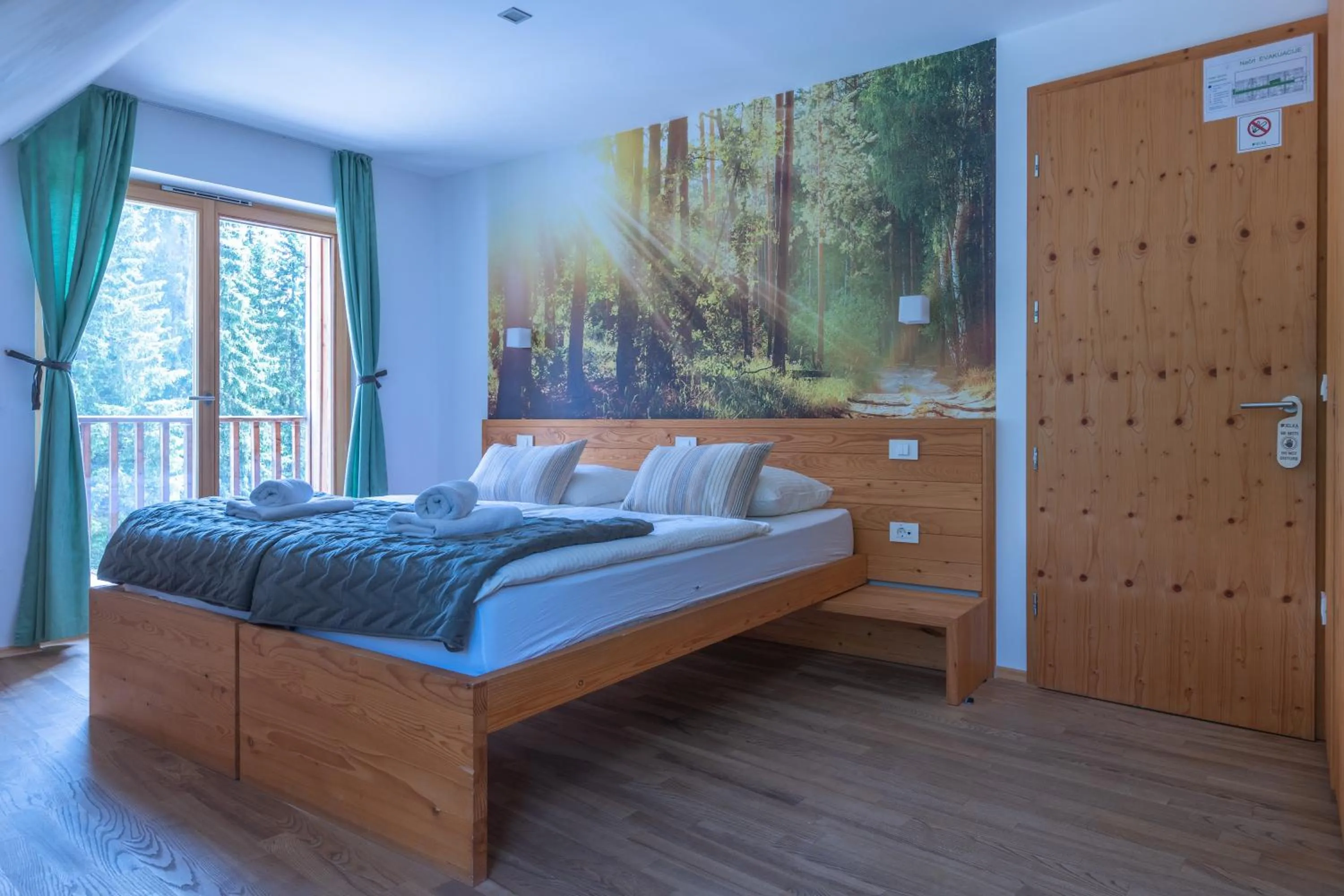 Bed in Hotel Jelka Pokljuka