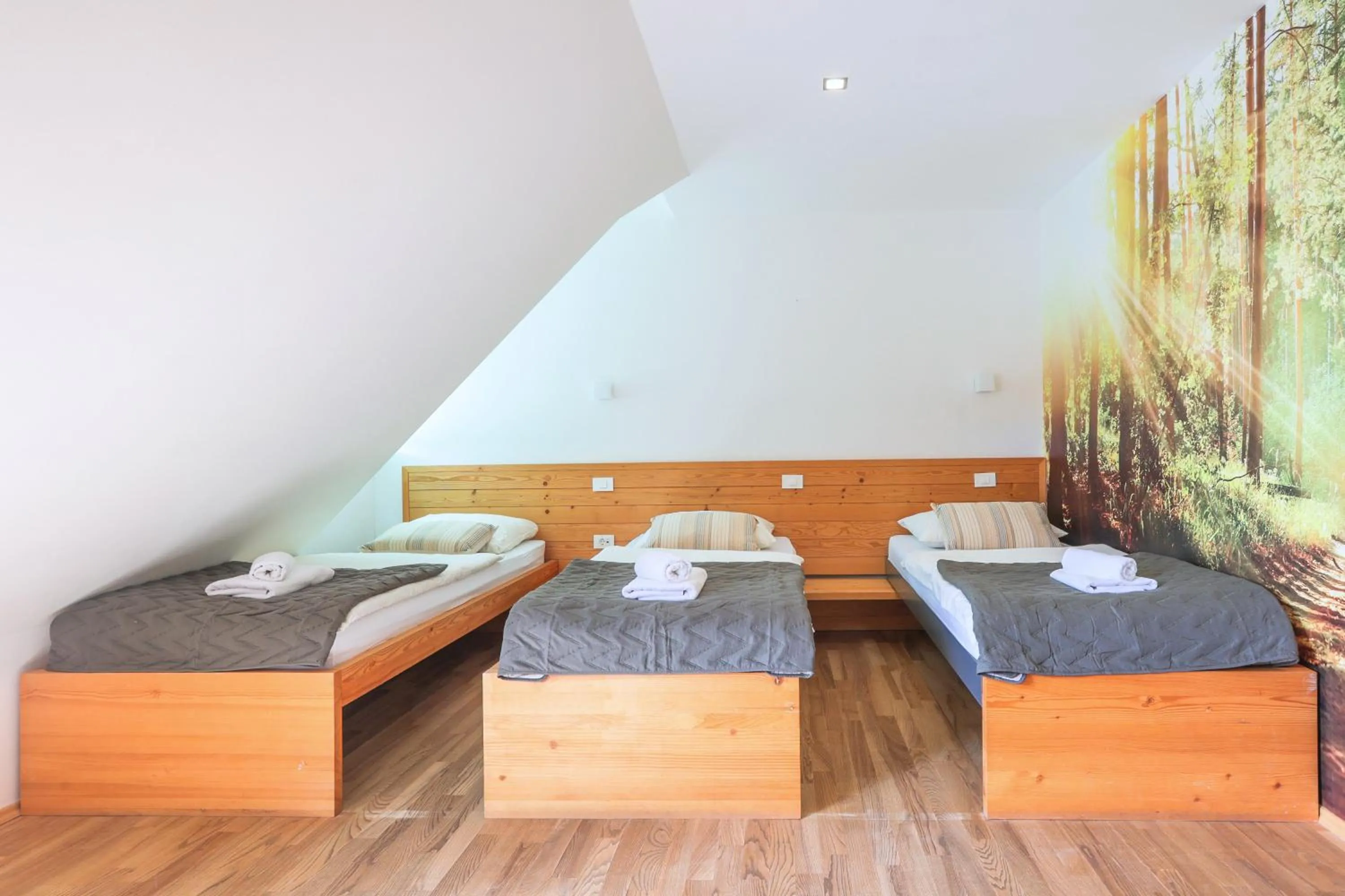 Bed in Hotel Jelka Pokljuka