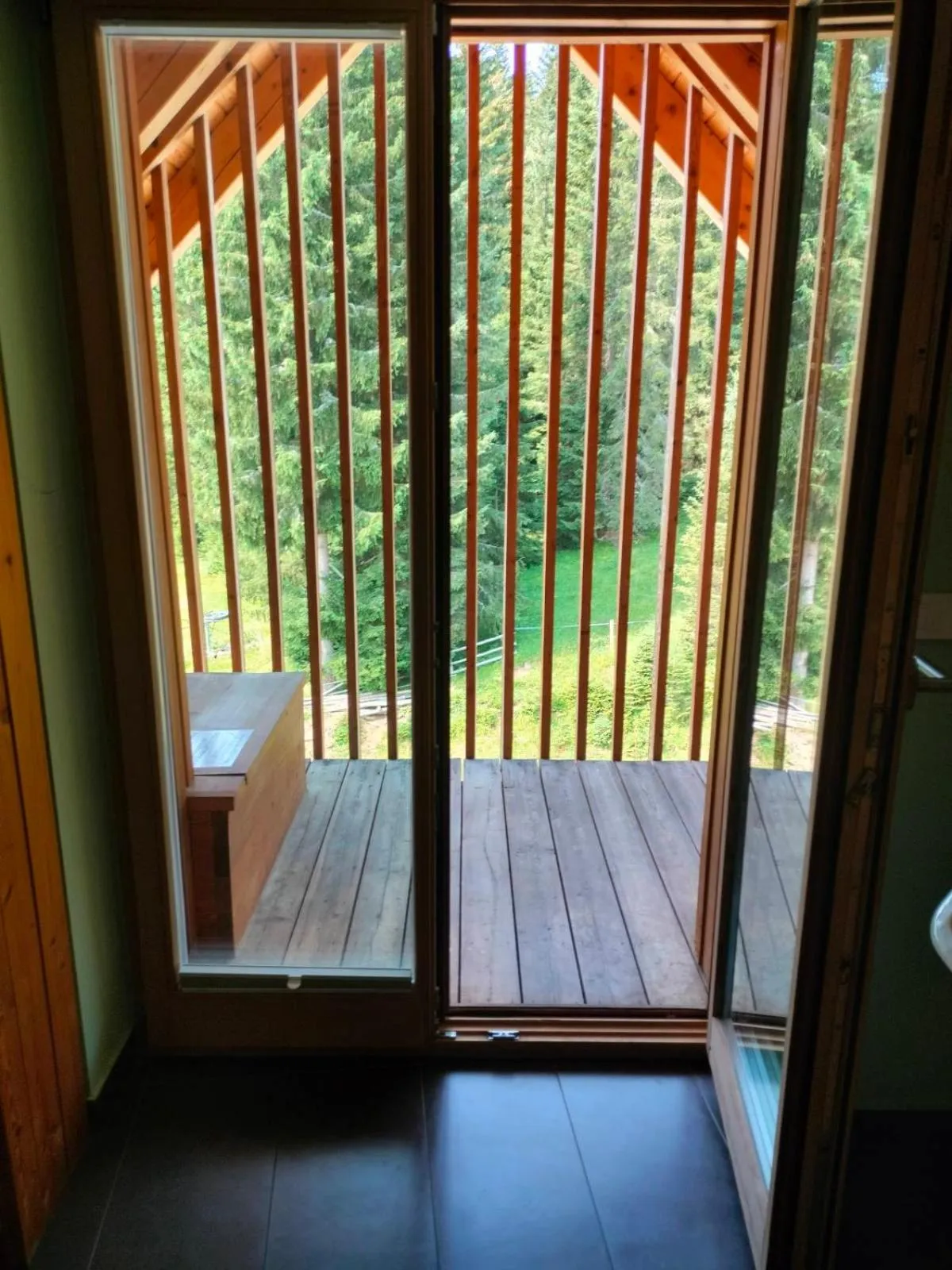 Balcony/Terrace in Hotel Jelka Pokljuka