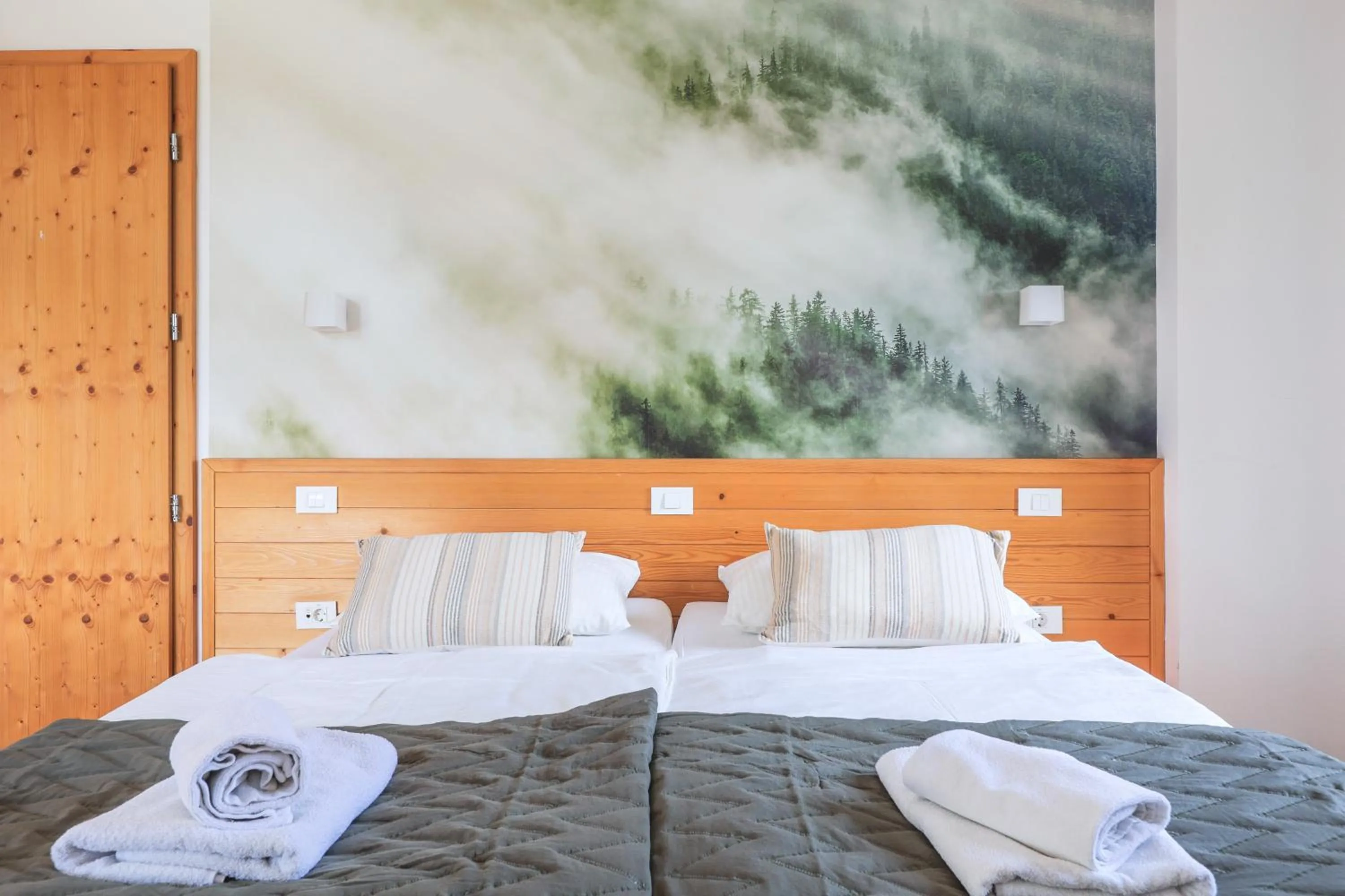 Bed in Hotel Jelka Pokljuka