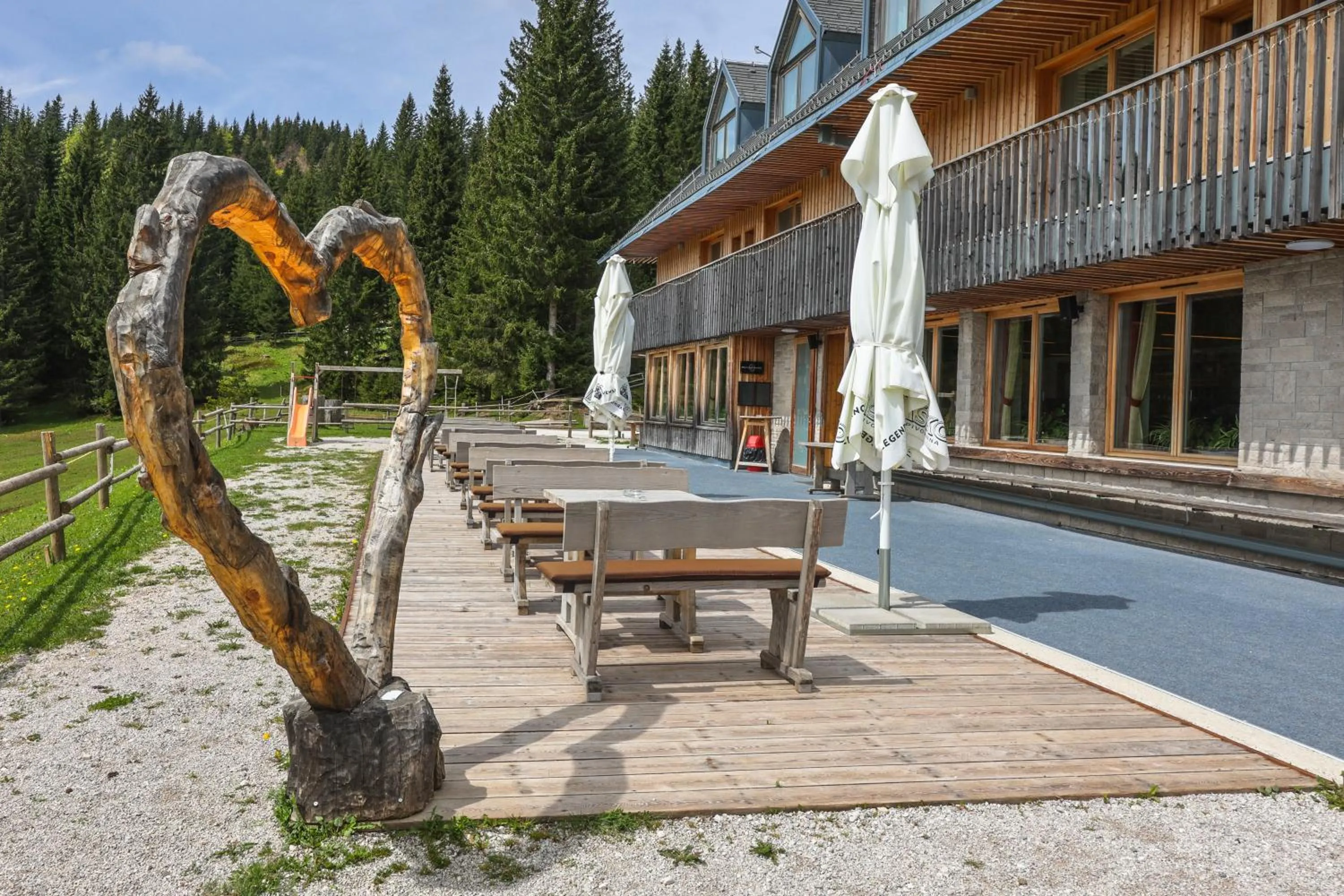 Patio in Hotel Jelka Pokljuka