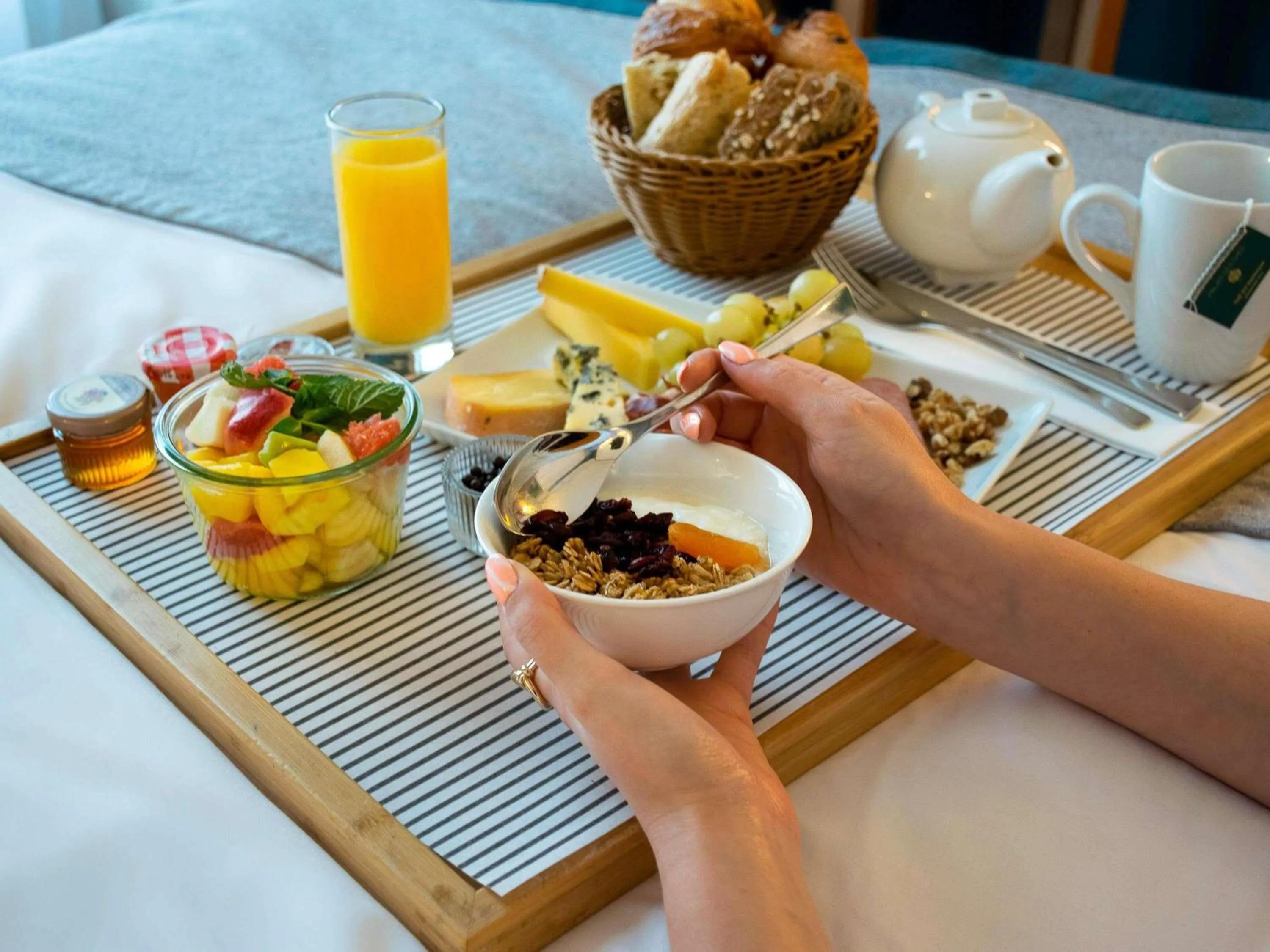 Breakfast in Mercure Lyon Centre Château Perrache