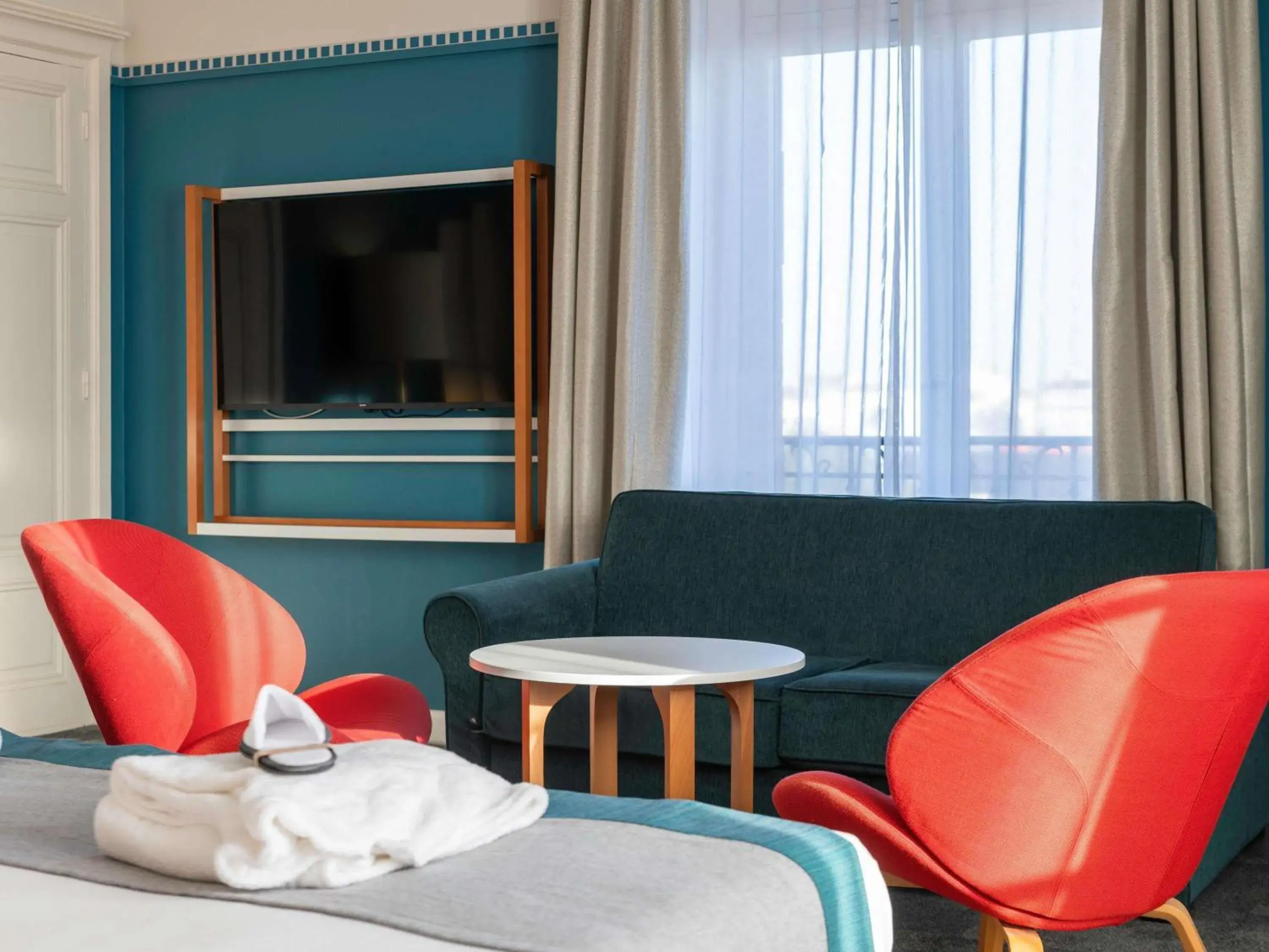 Bedroom in Mercure Lyon Centre Château Perrache Bedroom in Mercure Lyon Centre Château Perrache