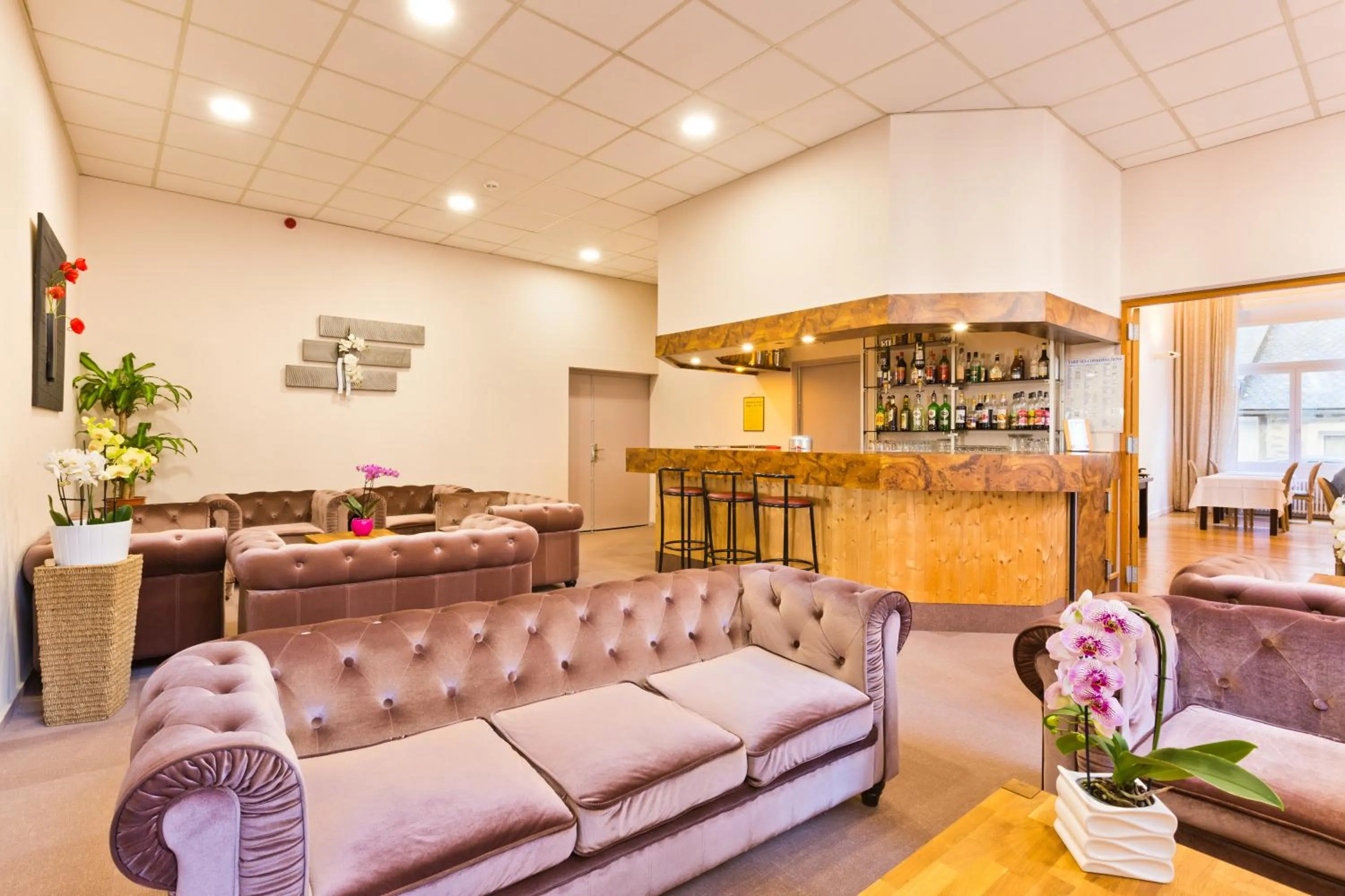 Lounge or bar in Hôtel du Parc