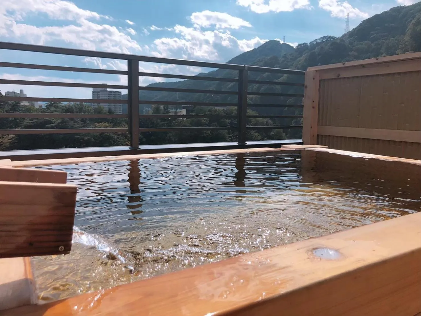 Hot Spring Bath in Hotel New Ohruri