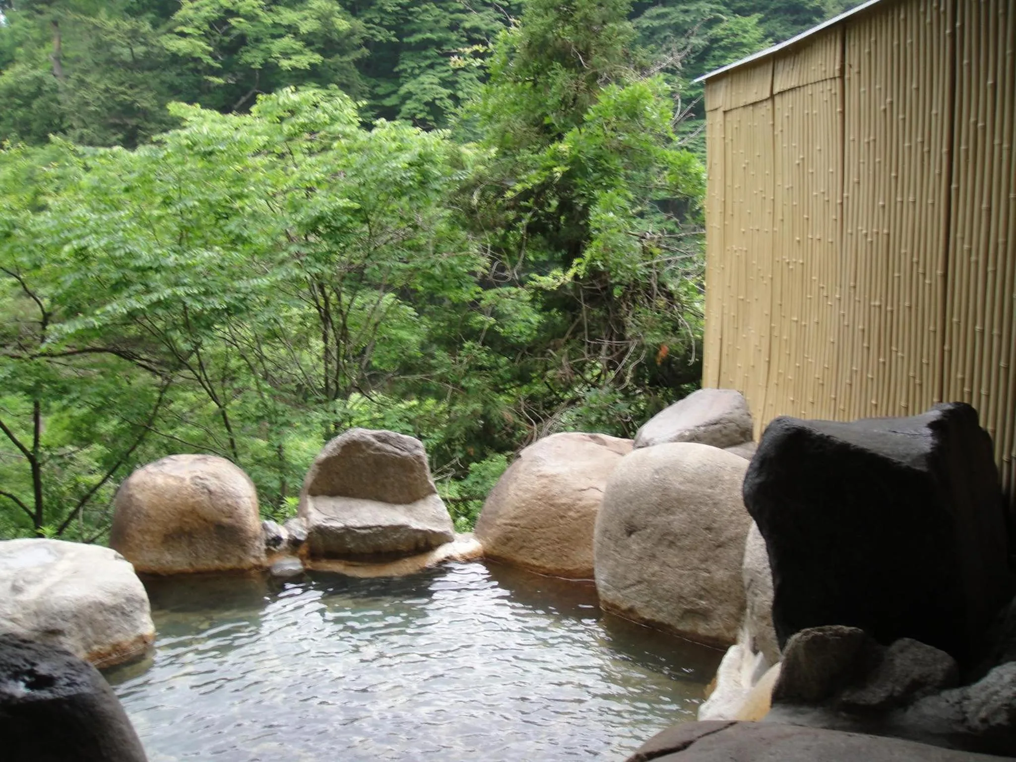 Hot Spring Bath in Hotel New Ohruri