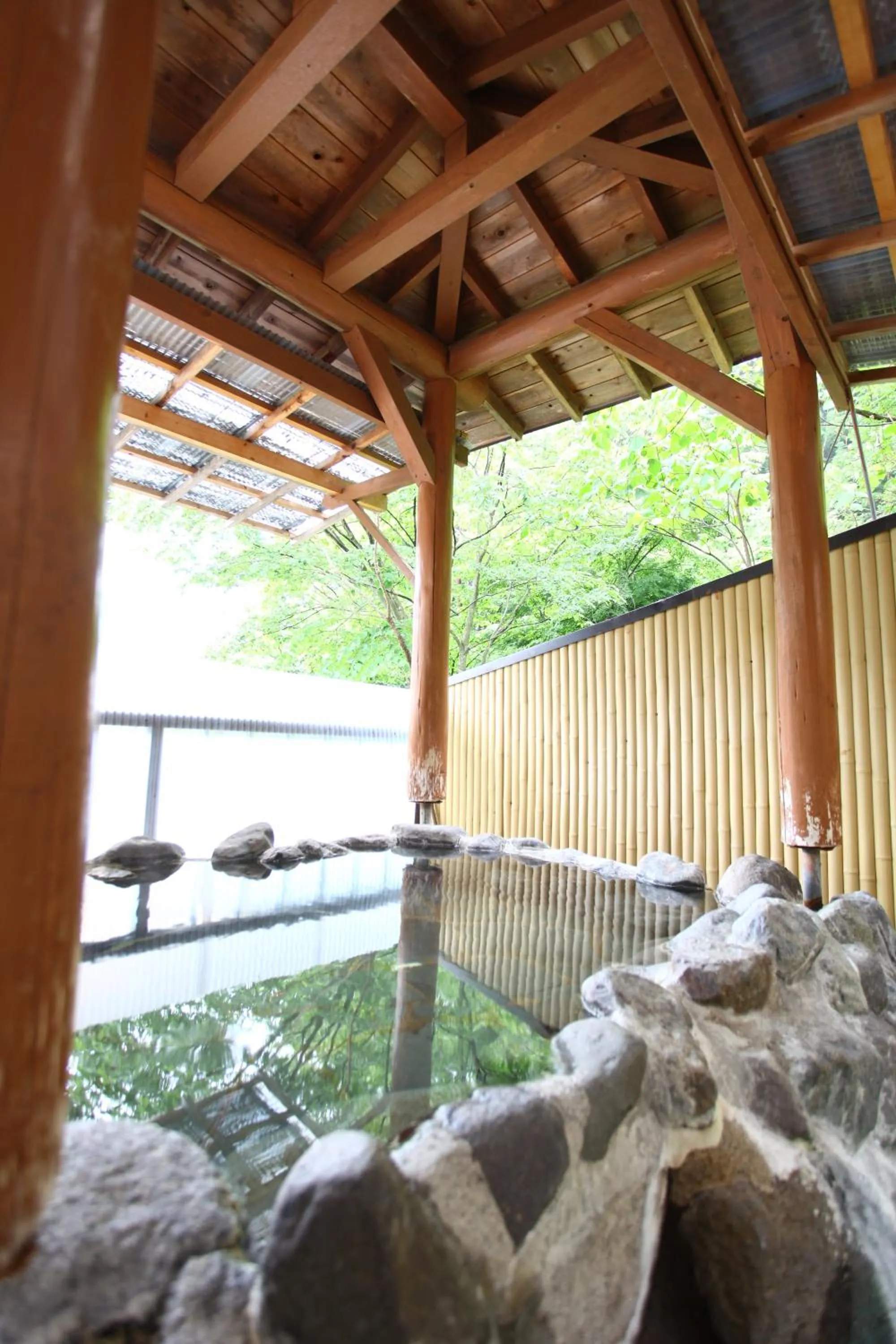 Open Air Bath in Hotel New Ohruri