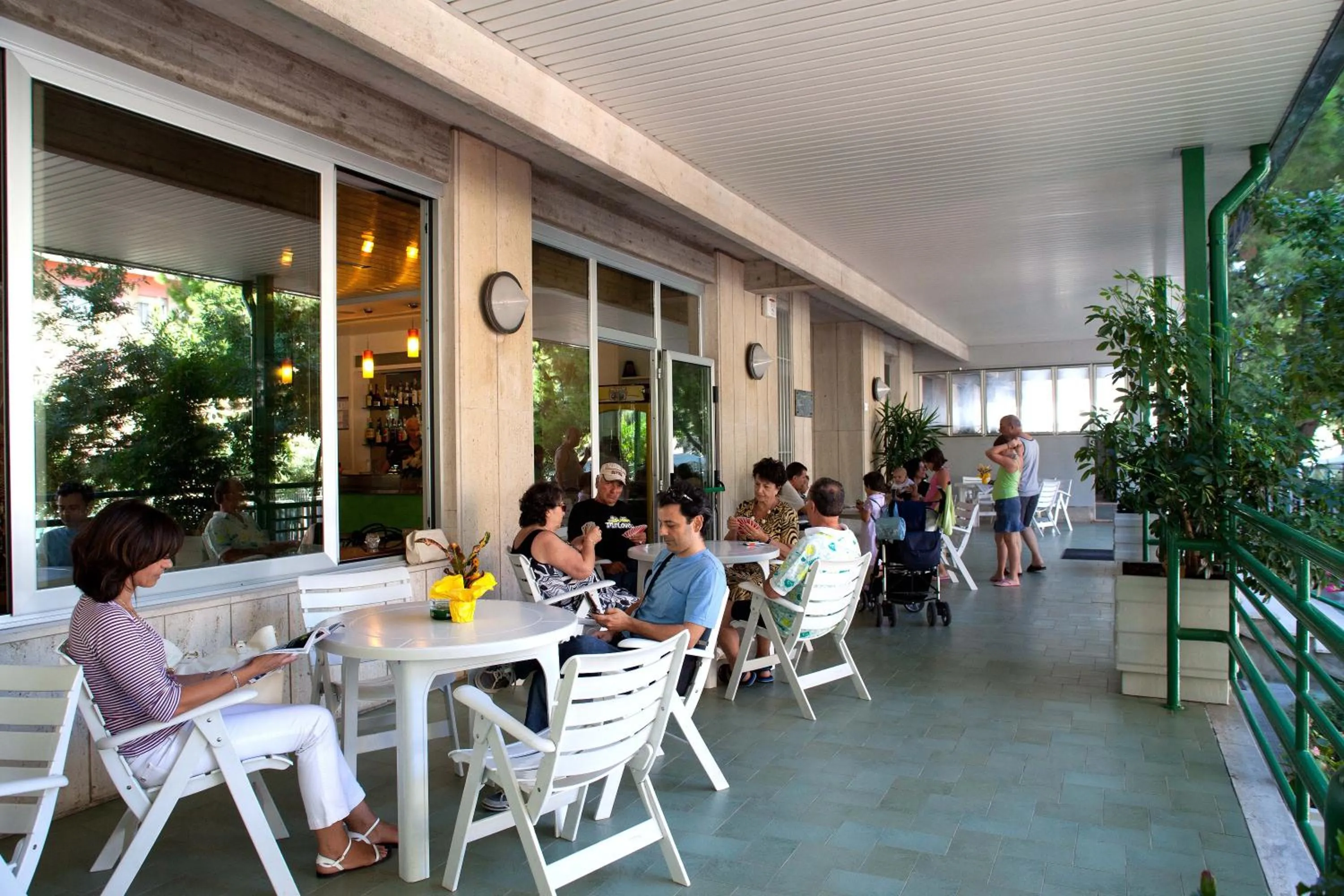 Patio in Hotel Pineta