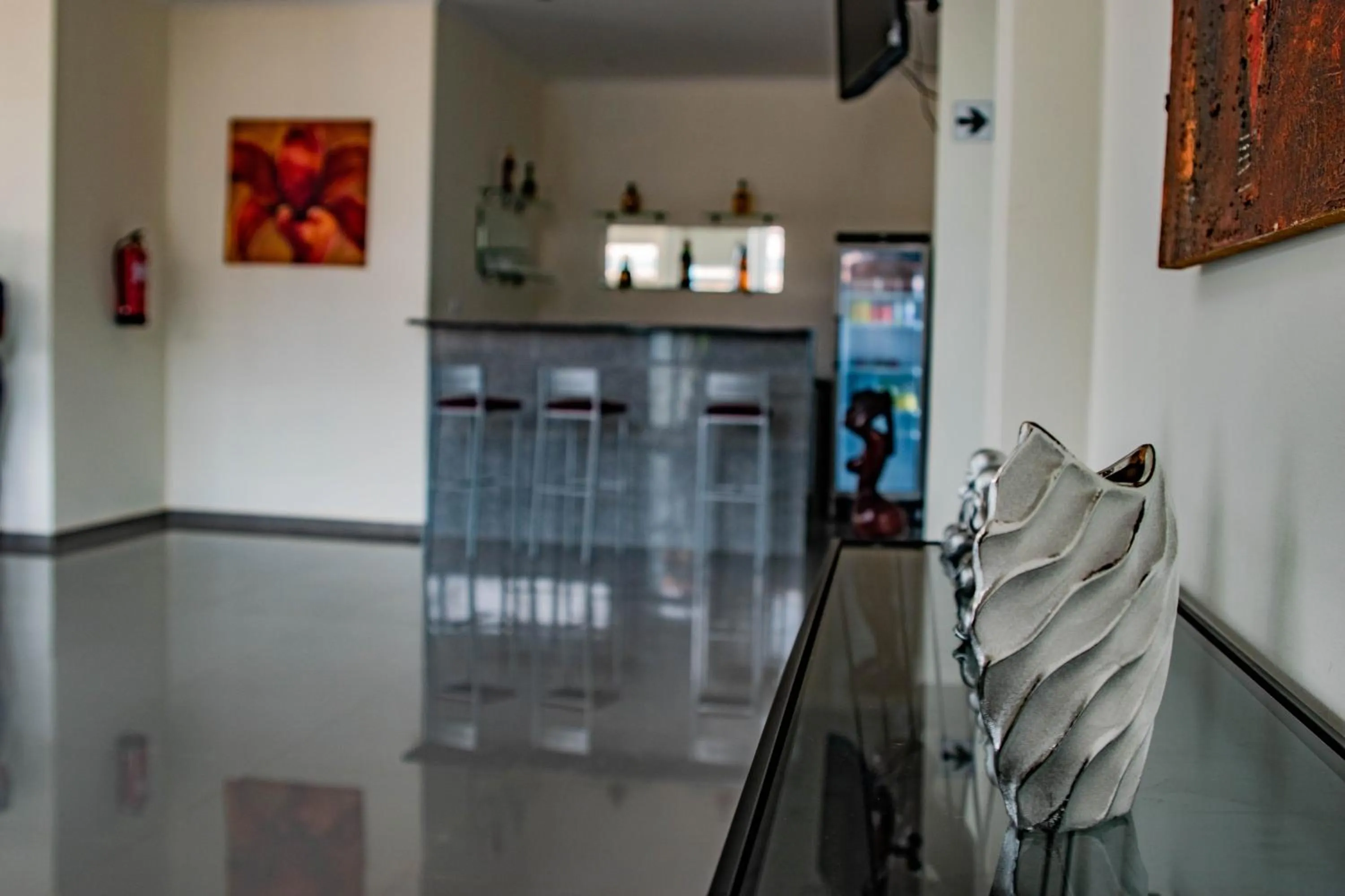 Lobby or reception in Hotel Vitoria