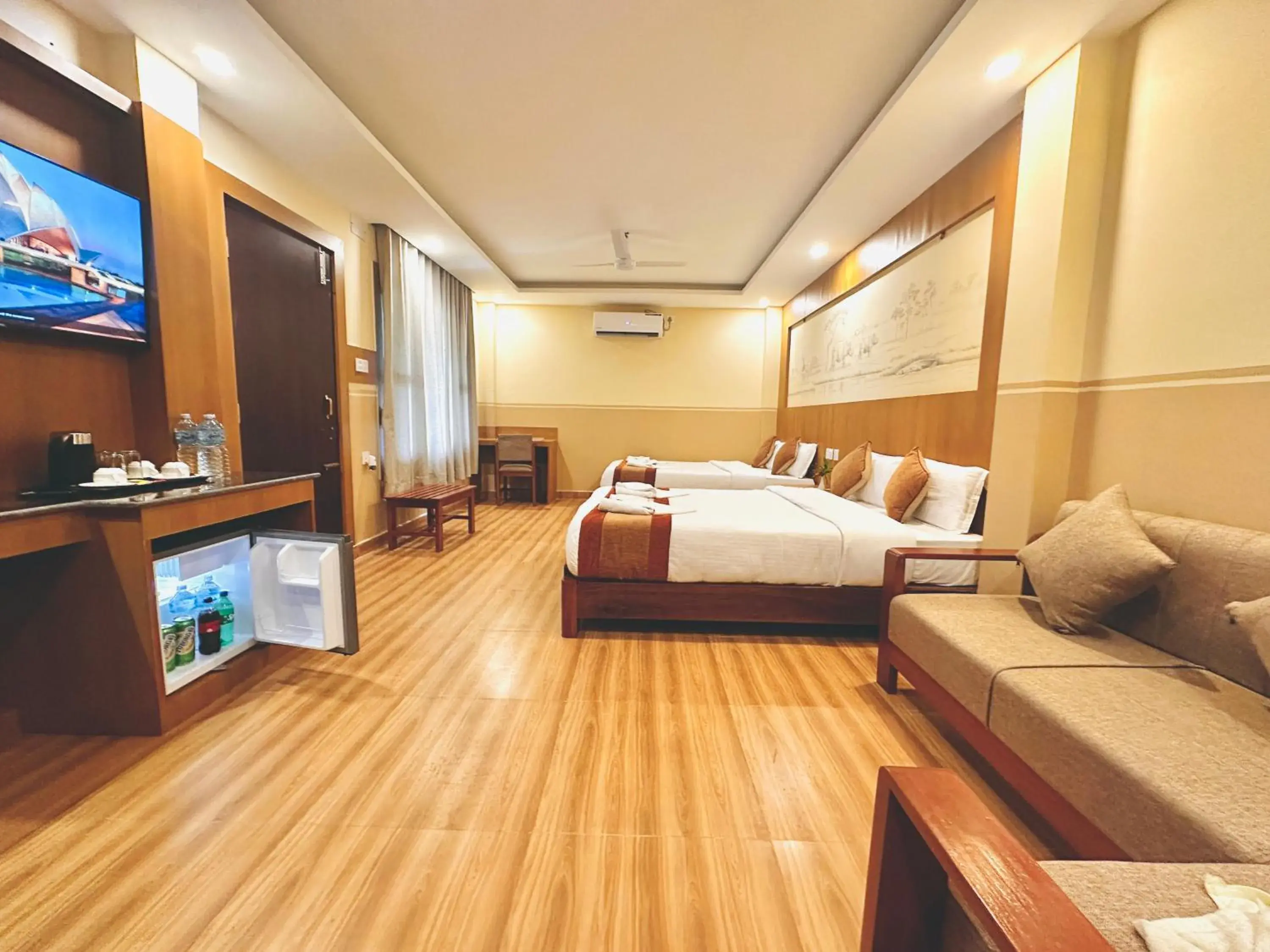 Photo of the whole room, Bed in Chitwan Village Resort Photo of the whole room, Bed in Chitwan Village Resort