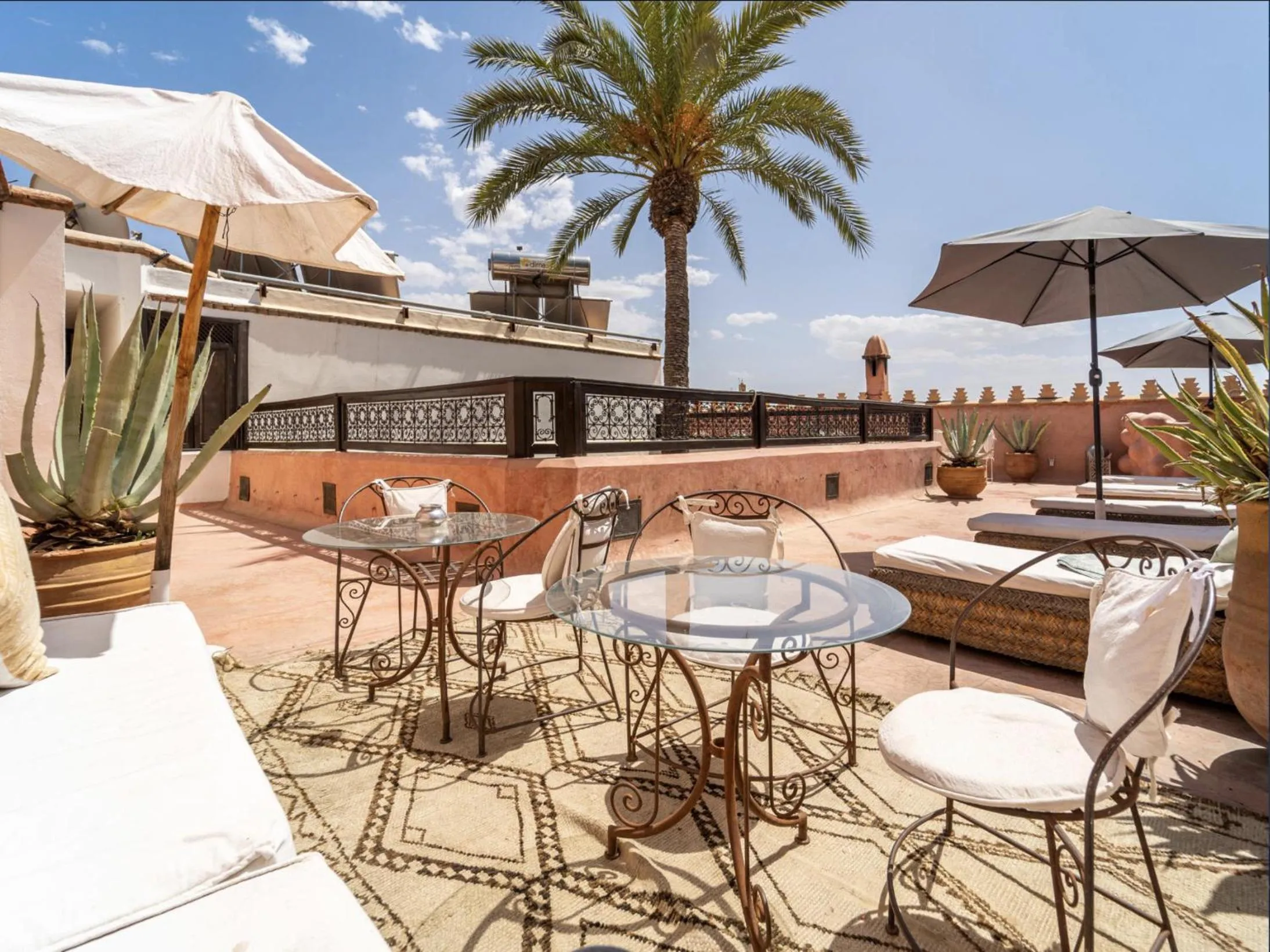 Balcony/Terrace in Riad Zamzam & Spa