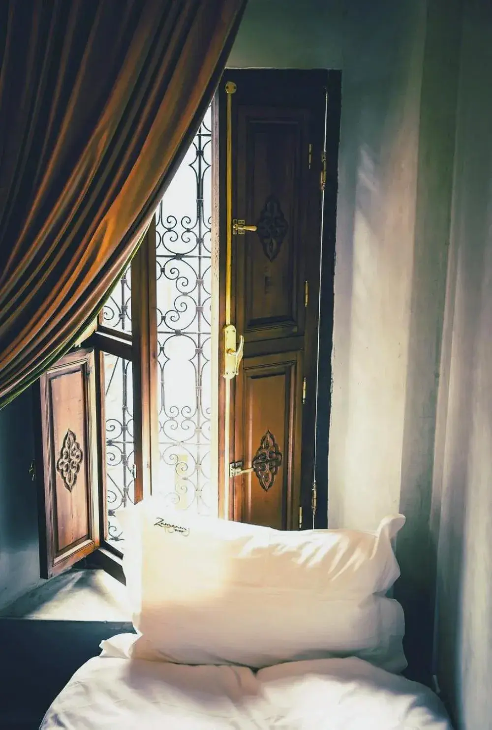 View (from property/room), Bed in Riad Zamzam View (from property/room), Bed in Riad Zamzam