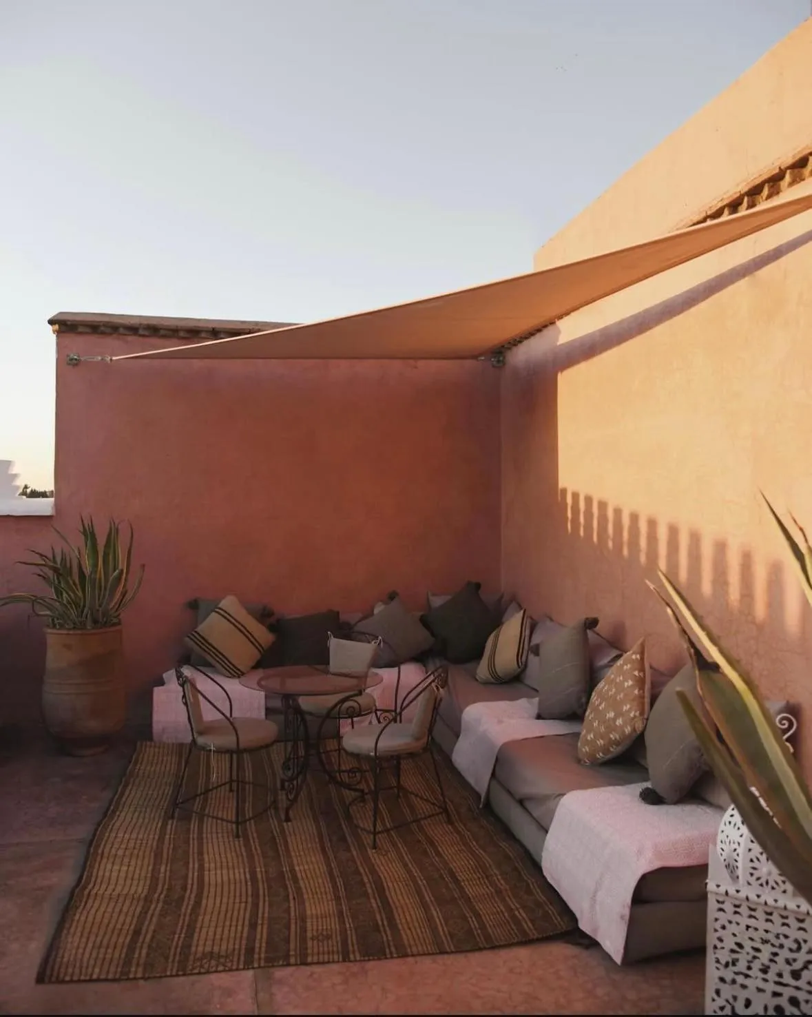 Patio in Riad Zamzam & Spa