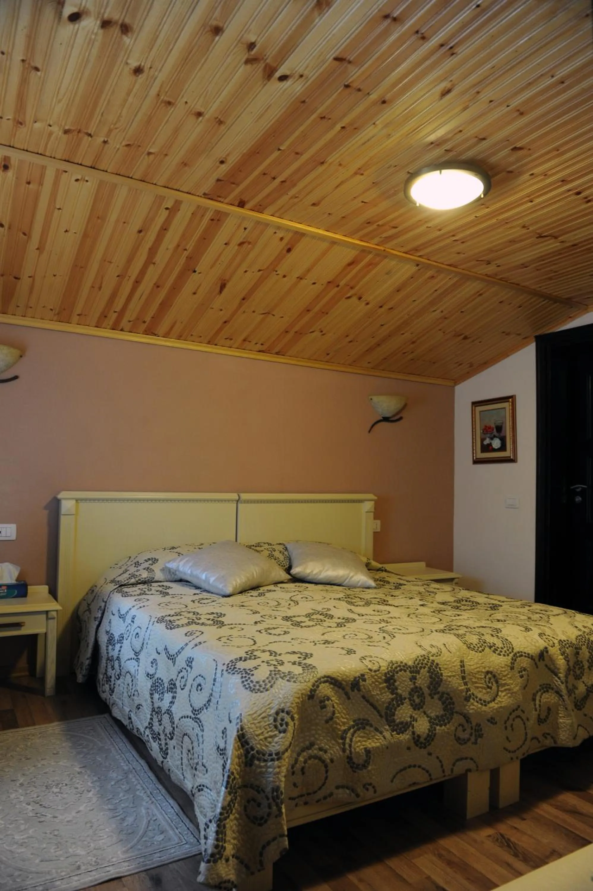 Bed in Hotel Restaurant Dreri