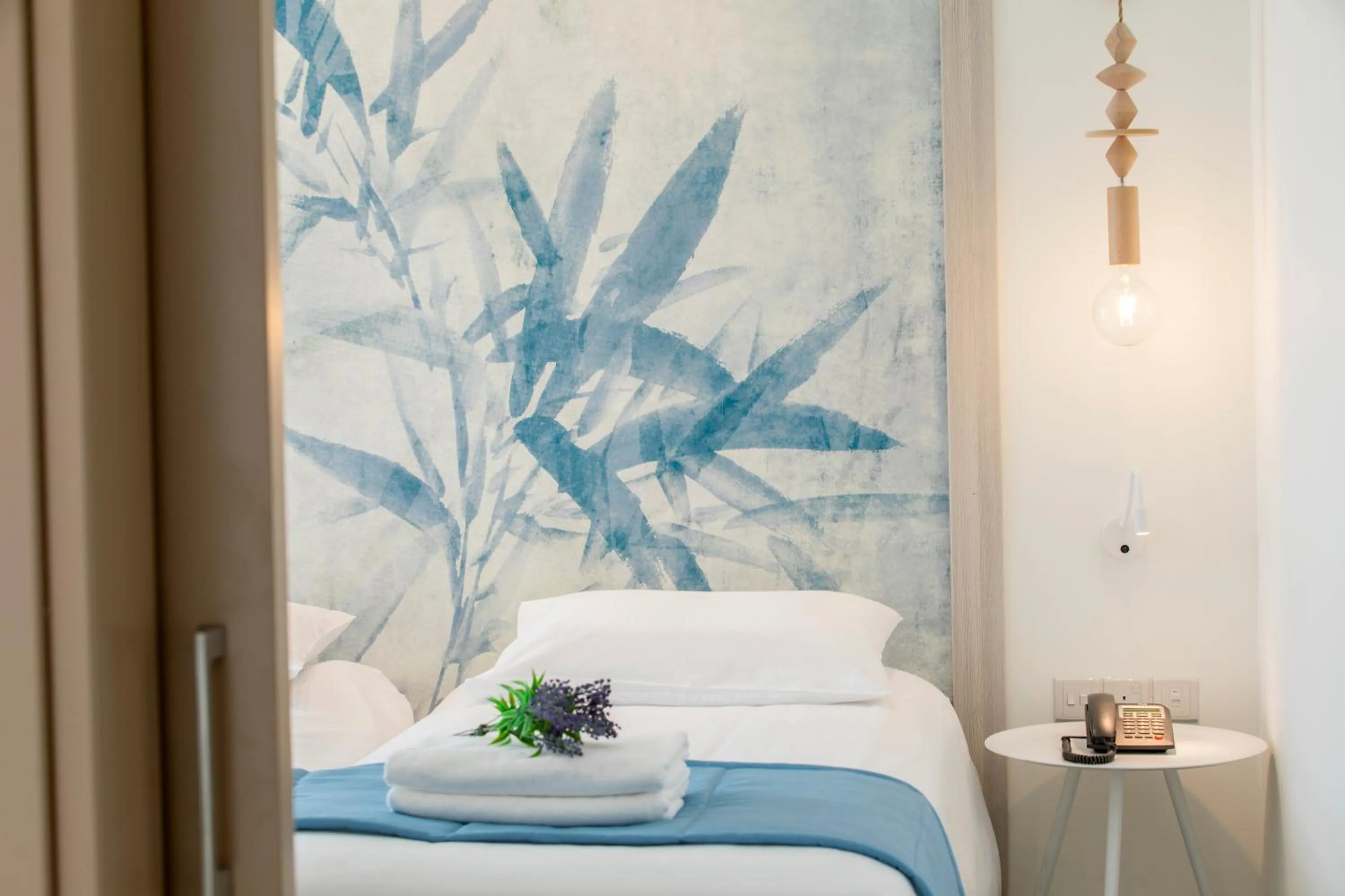 Bedroom, Bed in Infinity Blu - Designed for Adults by Louis Hotels