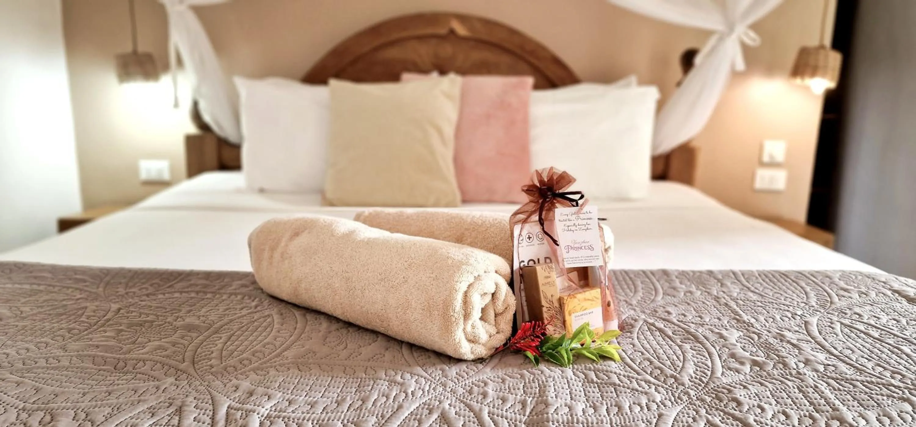 Bed in ARYA Boutique Resort