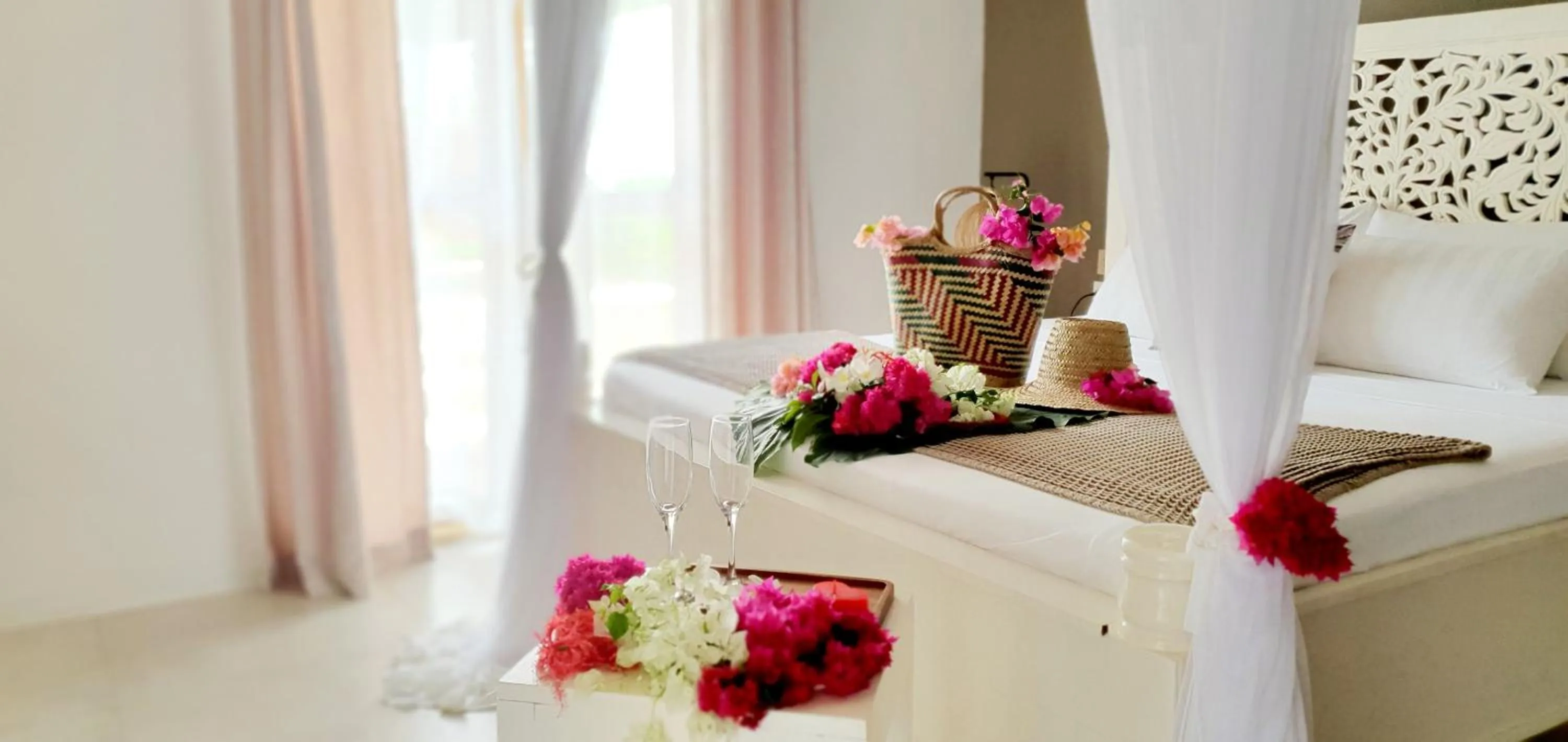 Bed in ARYA Boutique Resort