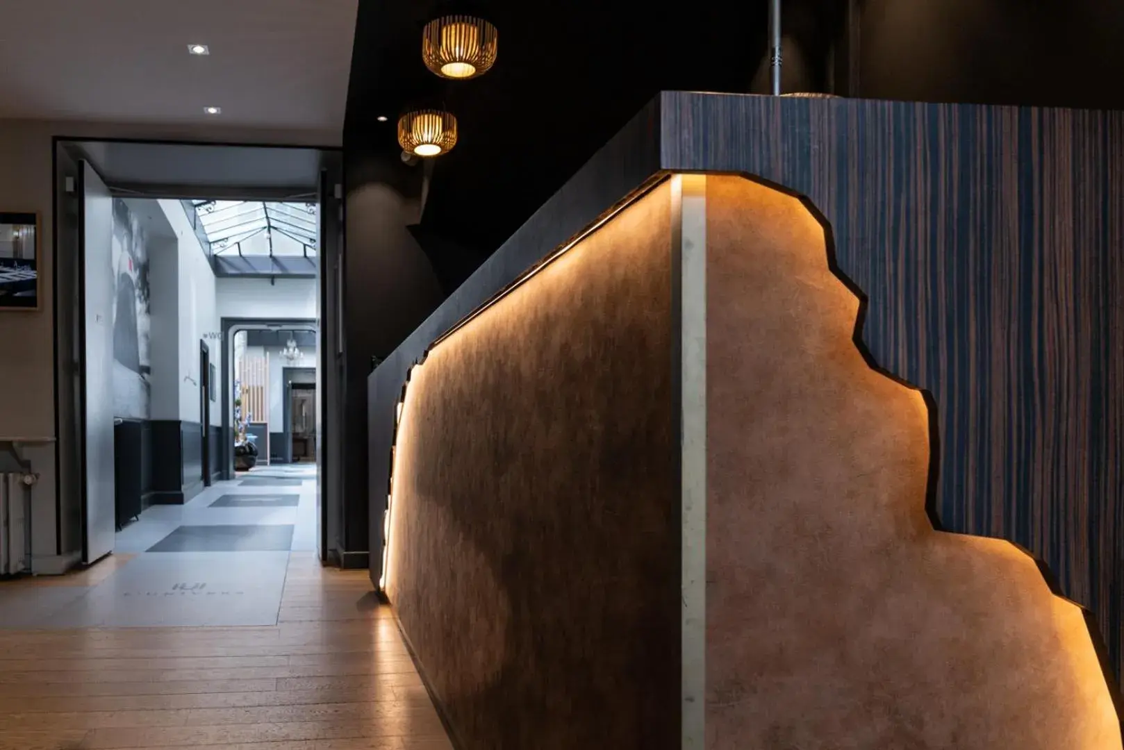 Lobby or reception in Hotel De L'univers Lobby or reception in Hotel De L'univers