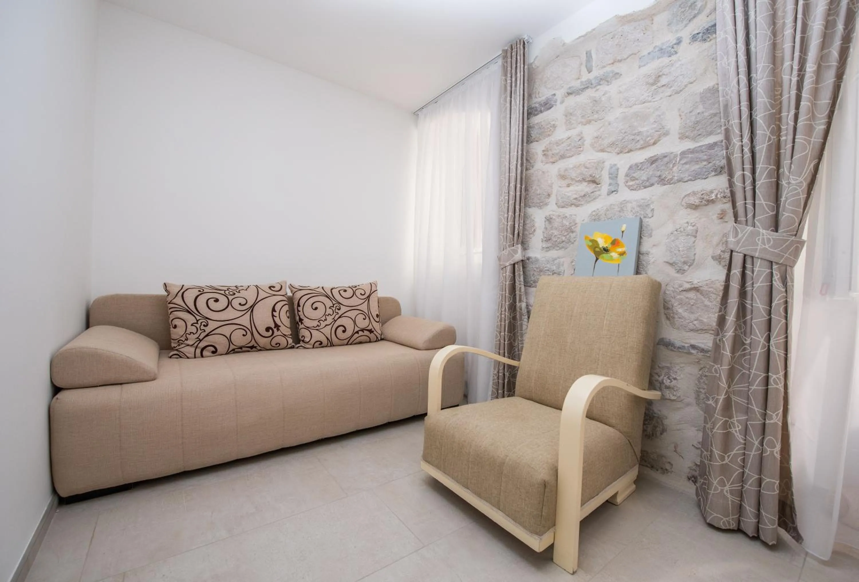 Seating area in Apartment Kula Đurišić