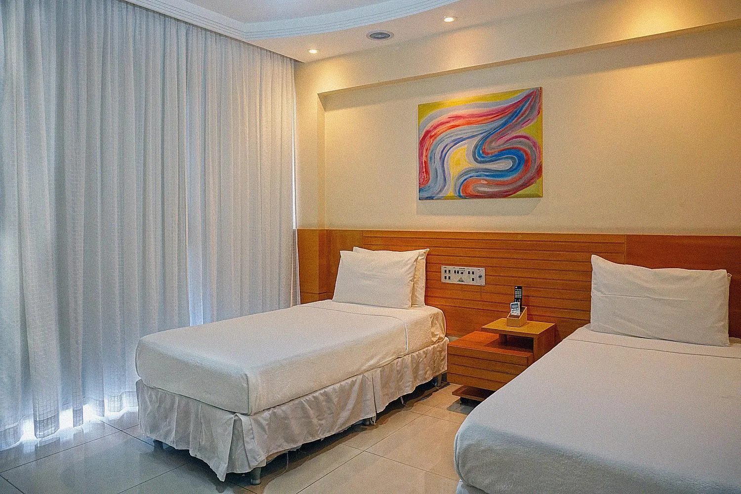 Bed in Hotel Pedra Negra Gov. Valadares