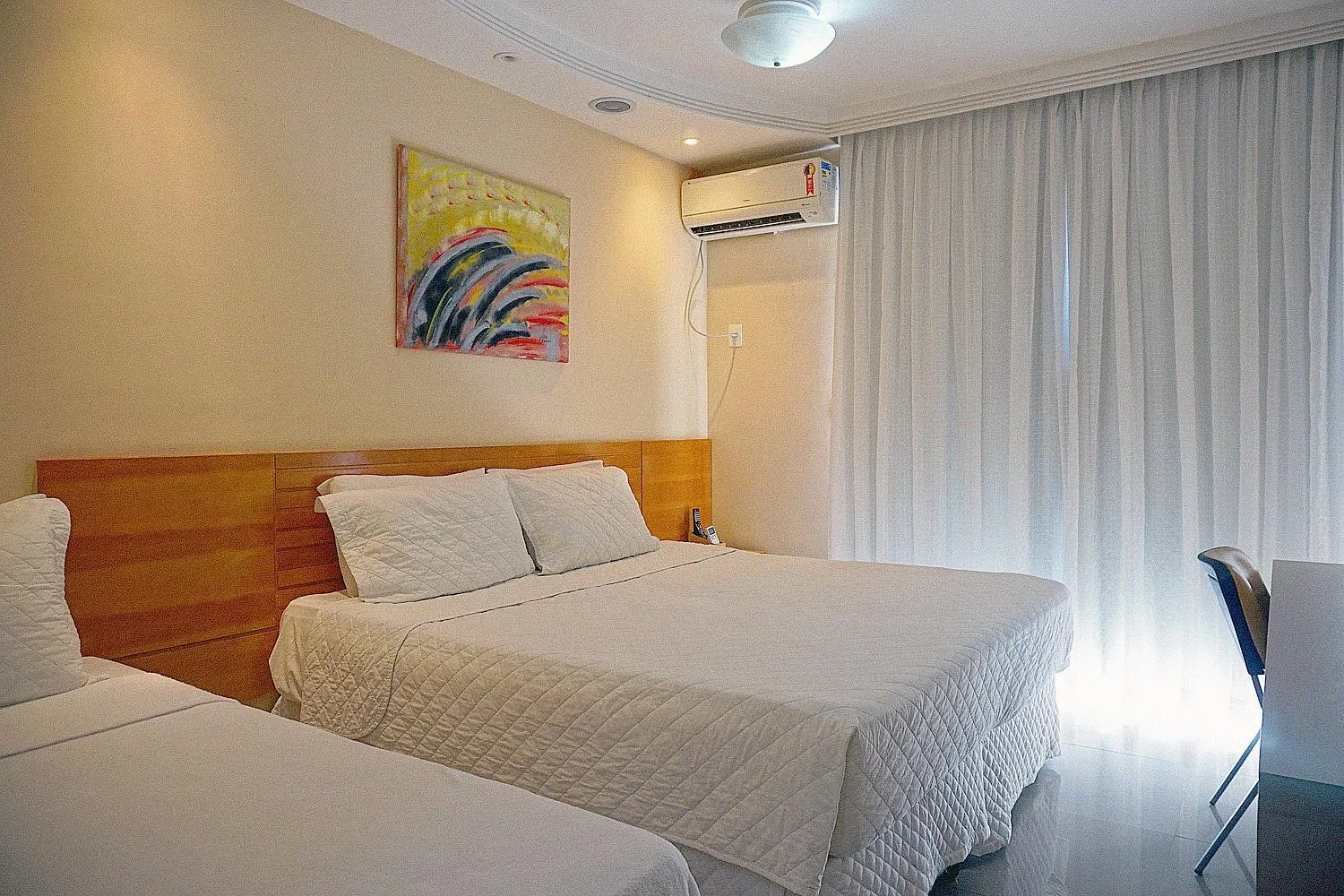 Bed in Hotel Pedra Negra Gov. Valadares