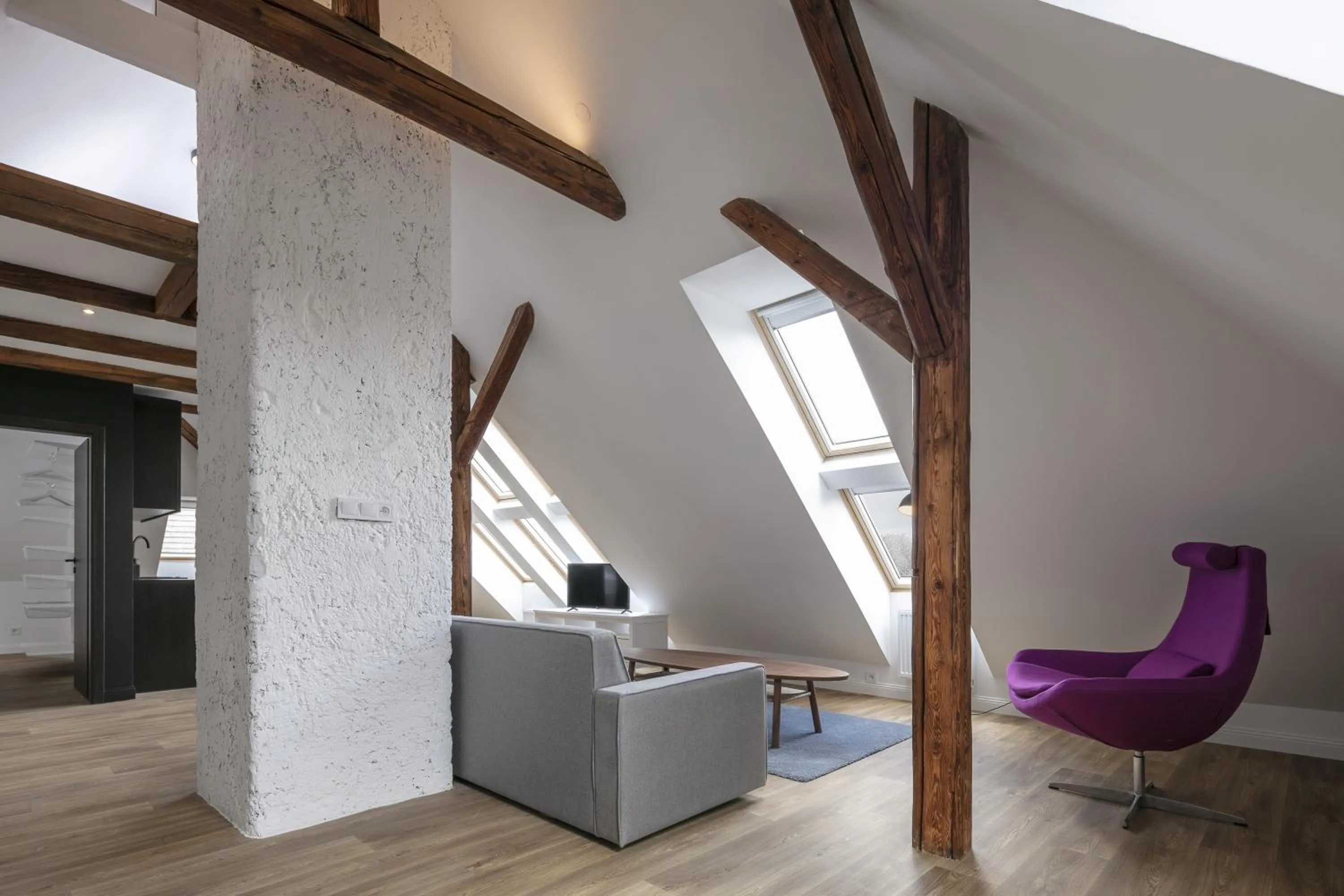 Seating area in Pytloun Flat Hotel