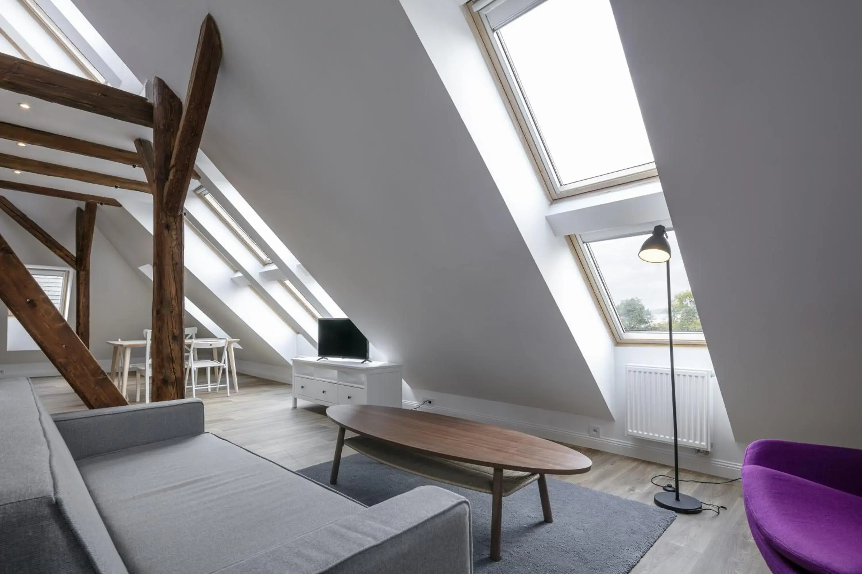 Living room in Pytloun Flat Hotel Living room in Pytloun Flat Hotel