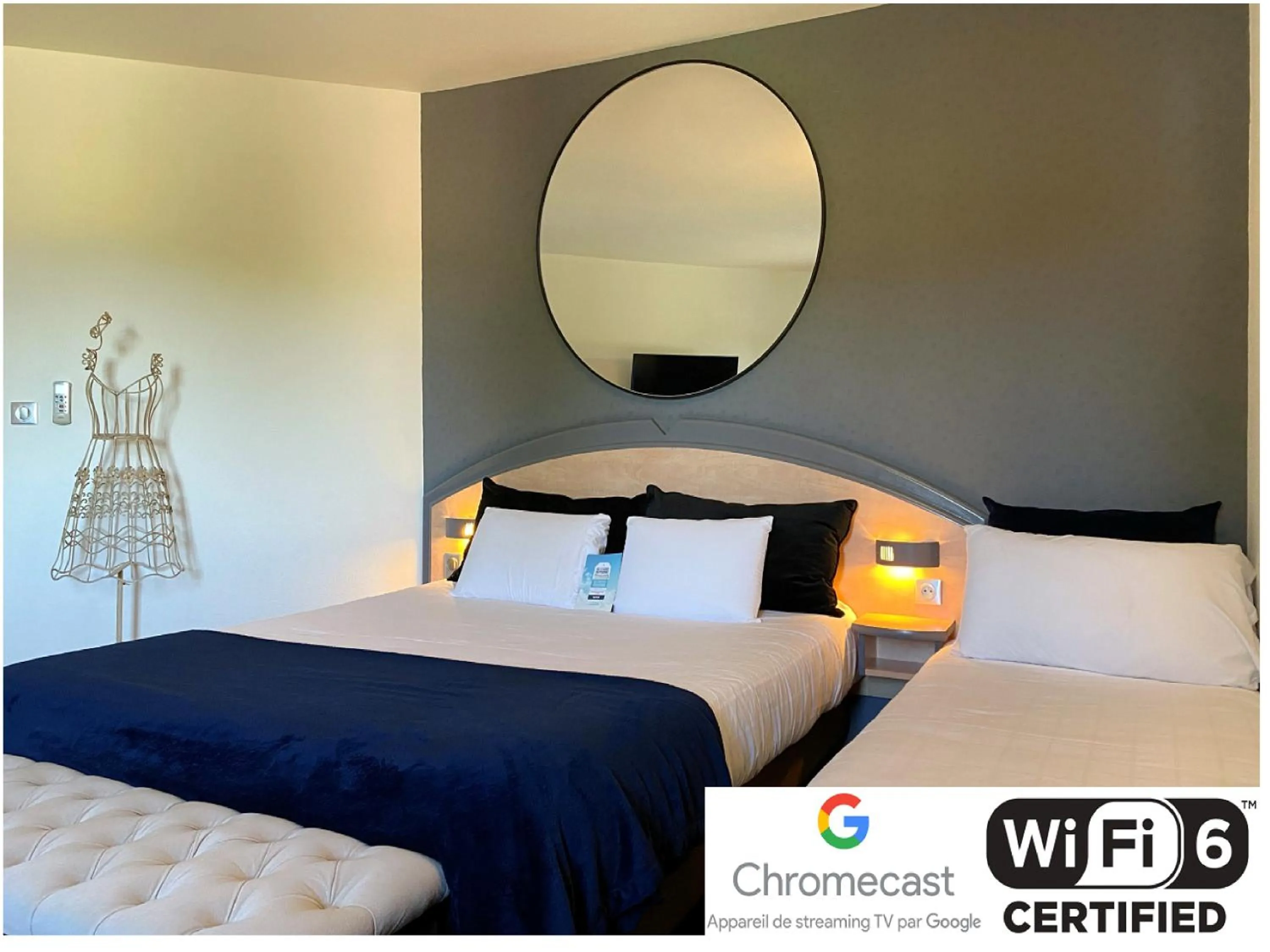 Bed in Hôtel Kyriad Brive Ouest