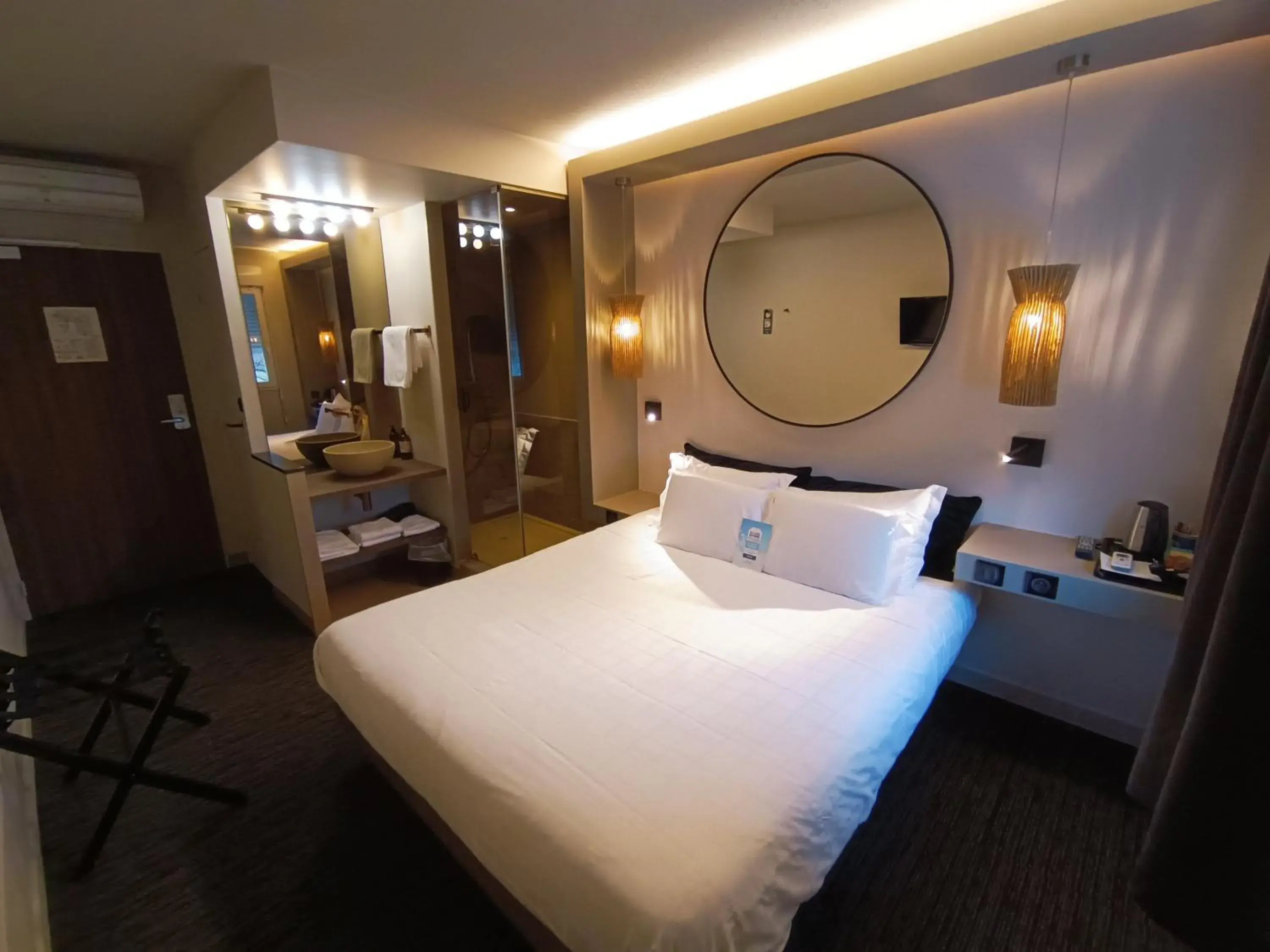 Bed in Hôtel Kyriad Brive Ouest Bed in Hôtel Kyriad Brive Ouest