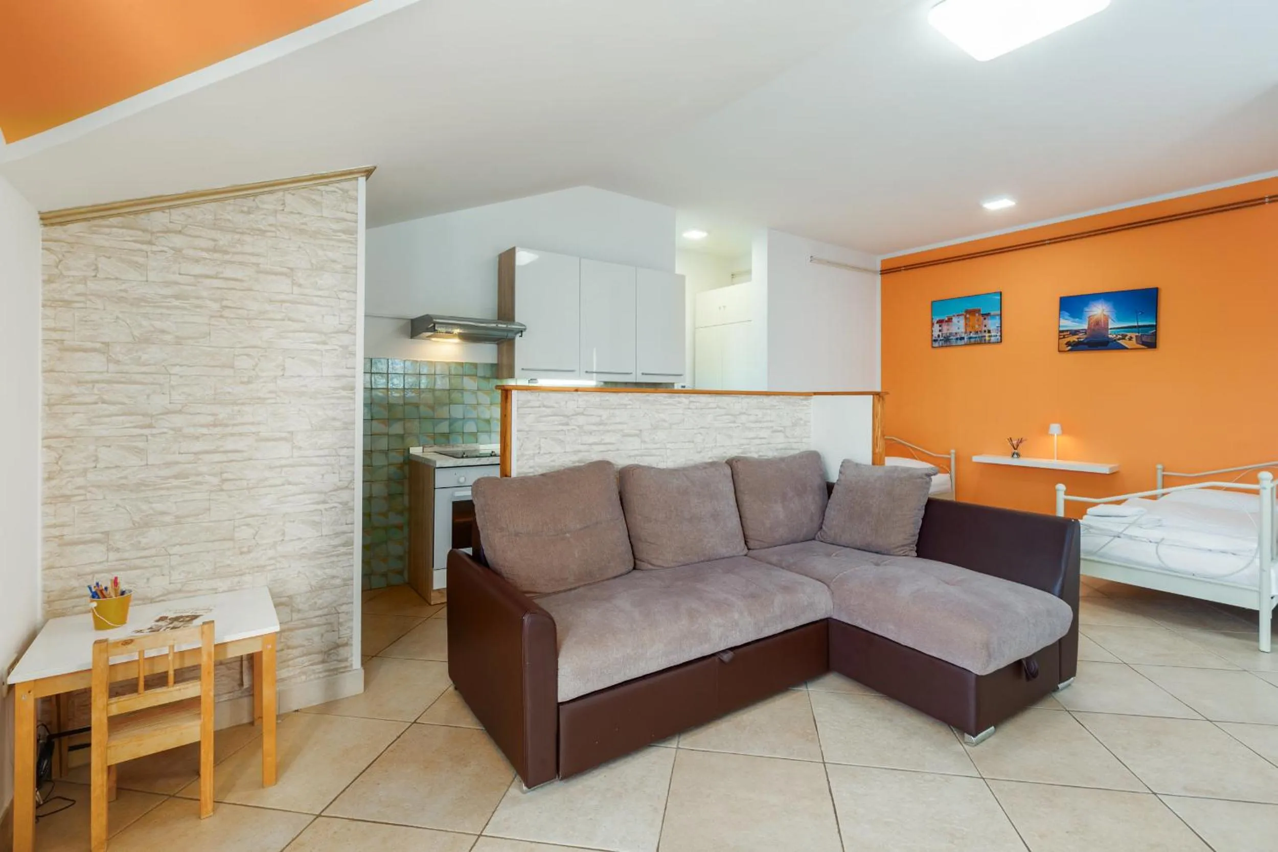 Bed in Trbović Apartments Peaceful stay with Free Parking, Pet-Friendly, and Bike Storage in Umag