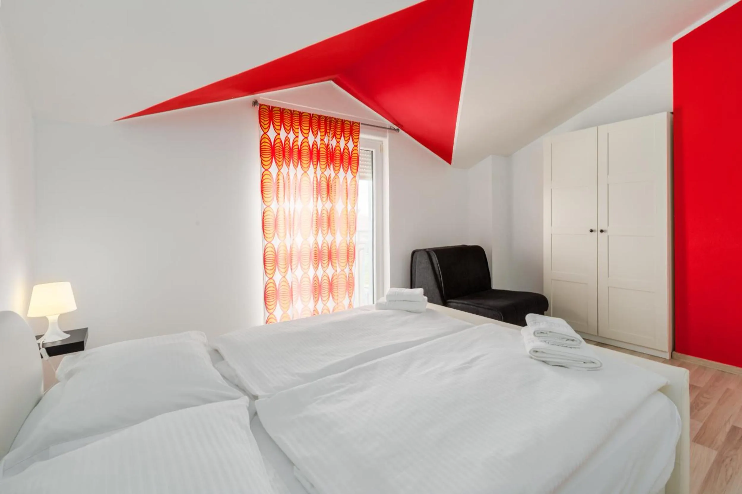 Bed in Trbović Apartments Peaceful stay with Free Parking, Pet-Friendly, and Bike Storage in Umag