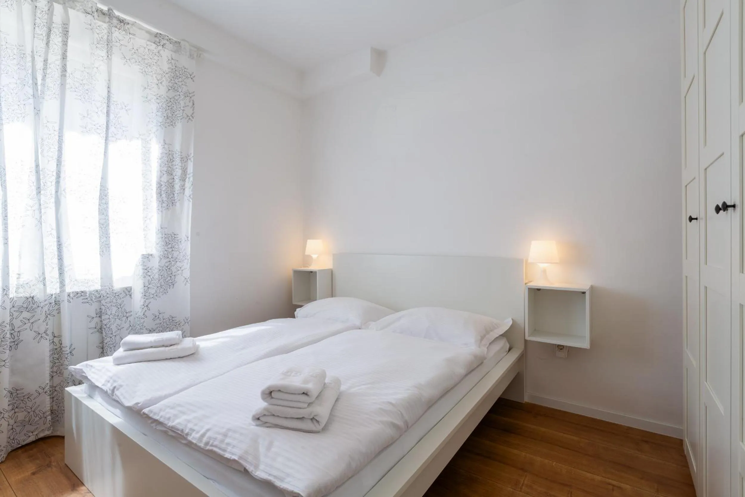 Bed in Trbović Apartments Peaceful stay with Free Parking, Pet-Friendly, and Bike Storage in Umag