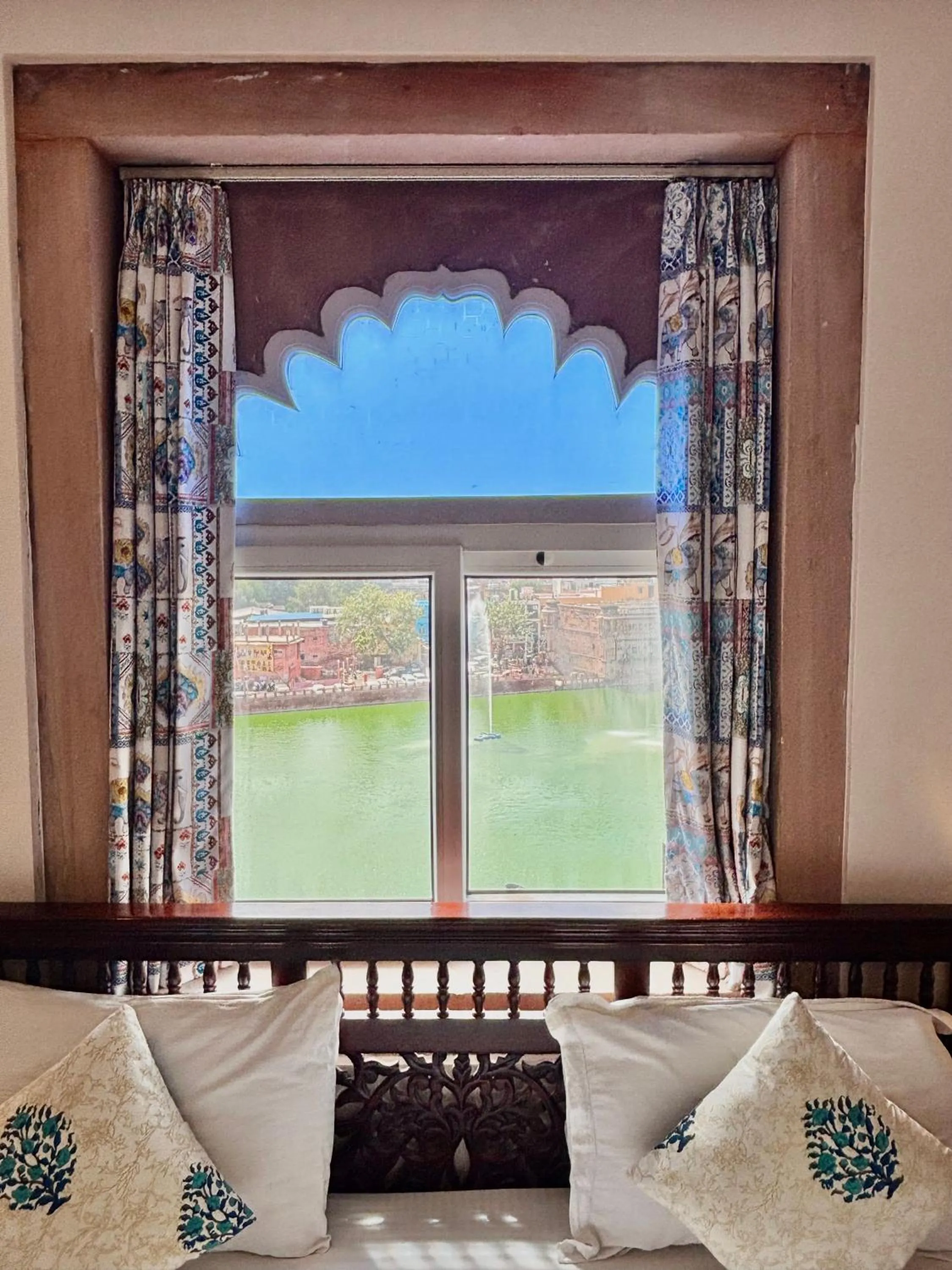 View (from property/room), Bed in Kankariya Heritage