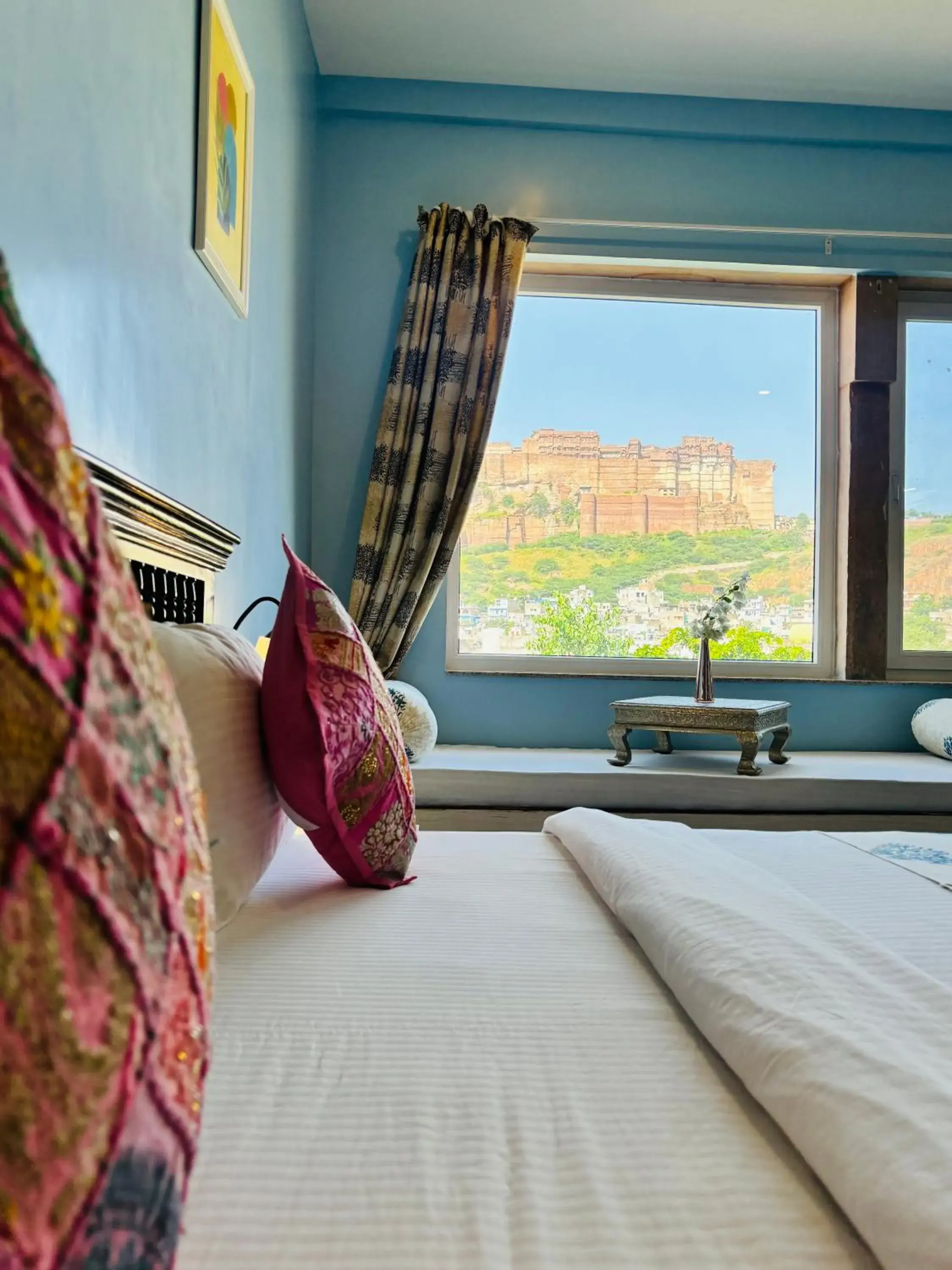 View (from property/room), Bed in Kankariya Heritage View (from property/room), Bed in Kankariya Heritage